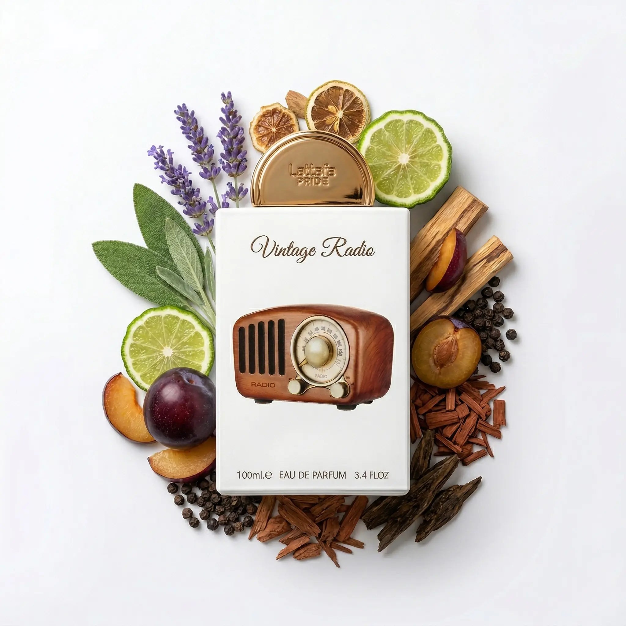 Vintage_Radio_Lattafa_Eau_de_Parfum_Unisex_Fondo_Blanco_Lavanda_Bergamota