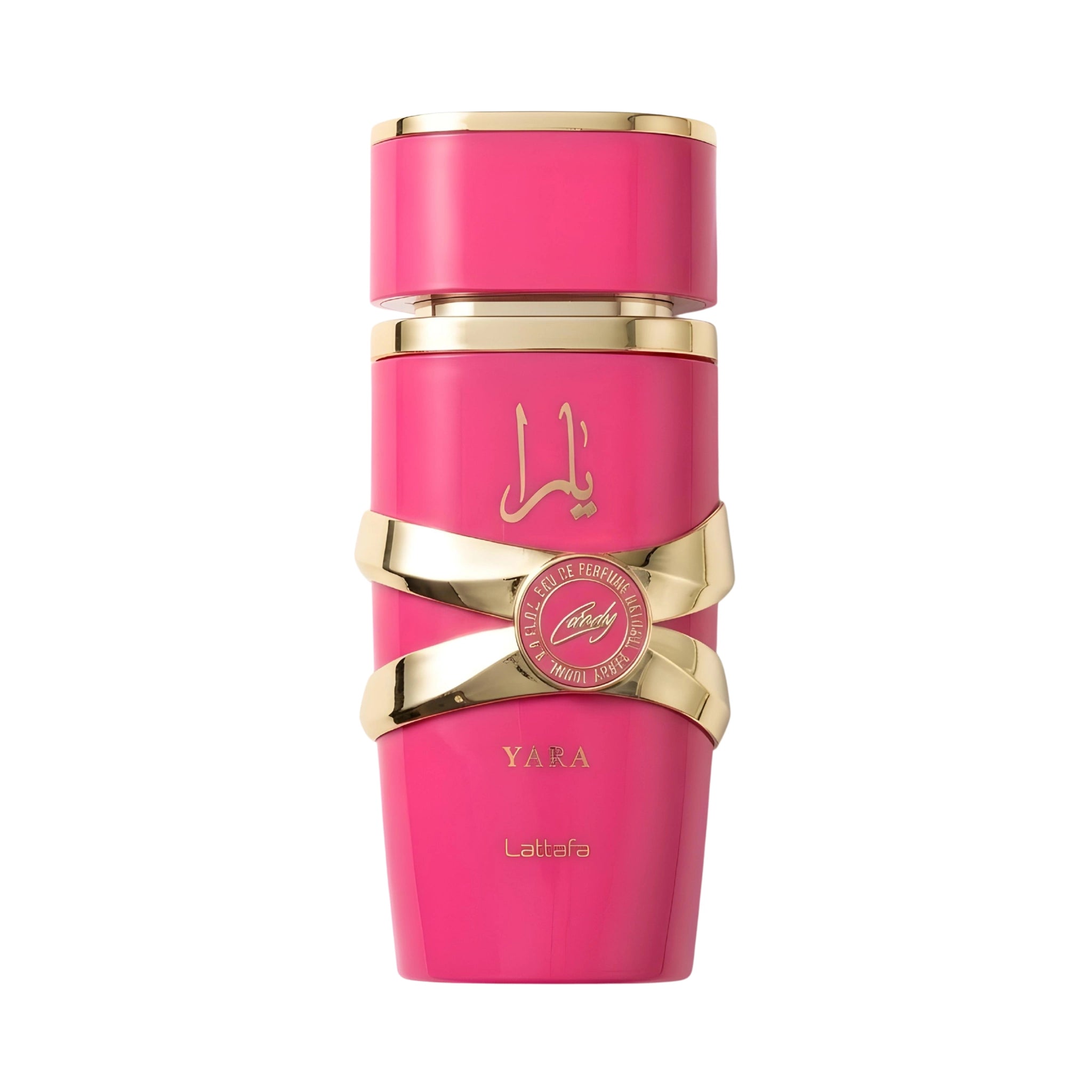 Frasco de Yara Candy Lattafa Eau de Parfum Para Mujer