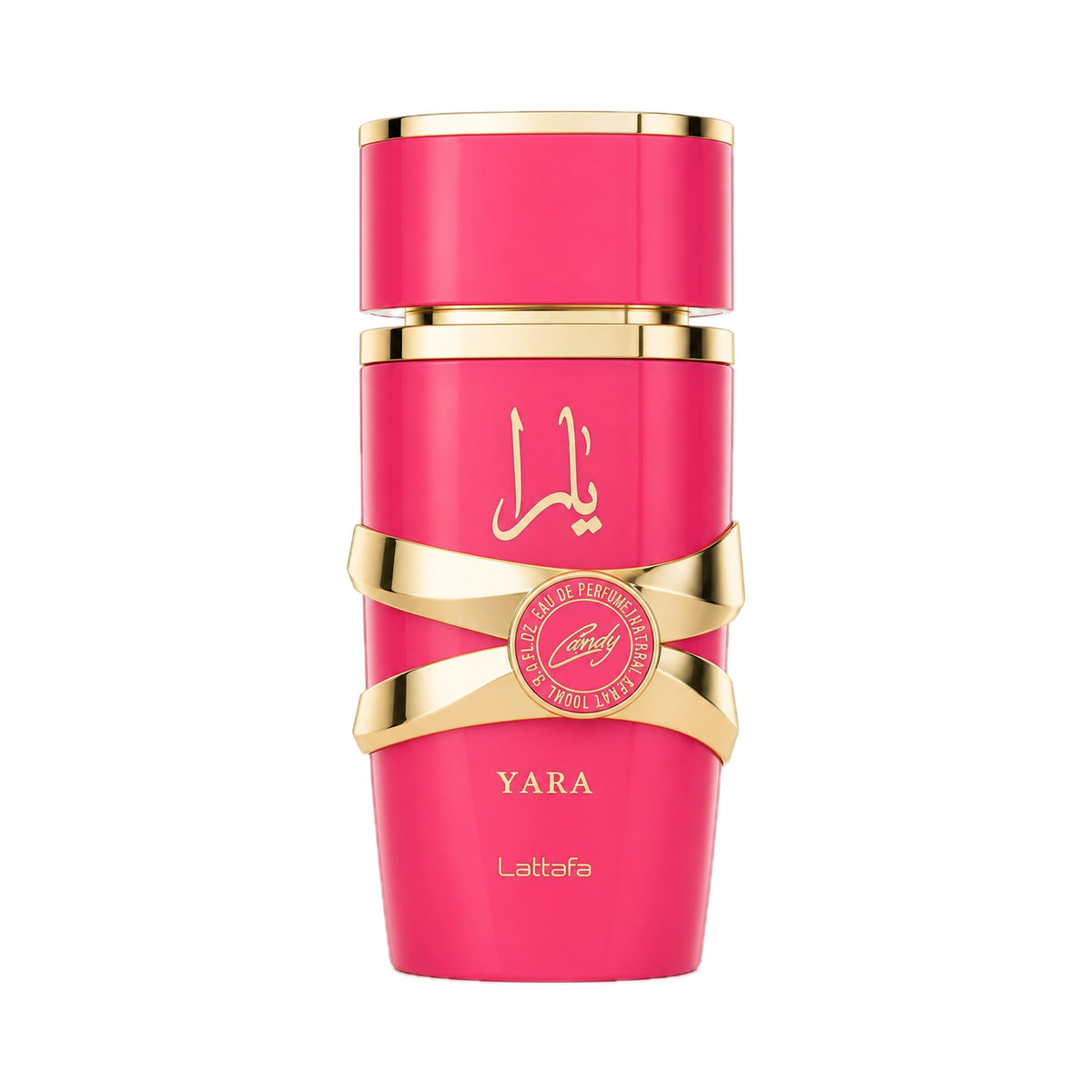 Frasco de Yara Candy Lattafa Eau de Parfum Para Mujer
