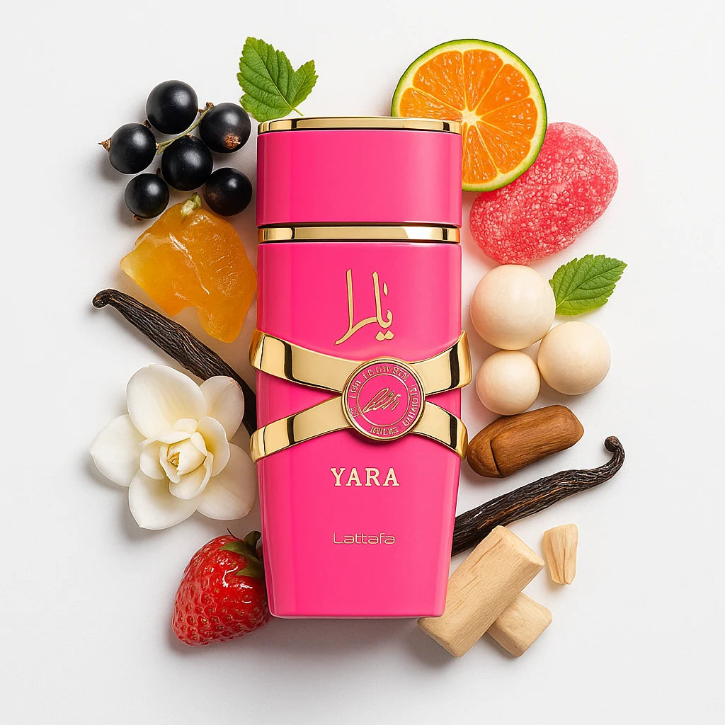 Yara_Candy_Lattafa_Eau_de_Parfum_Para_Mujer_Fondo_Blanco_Gardenia_Mandarina