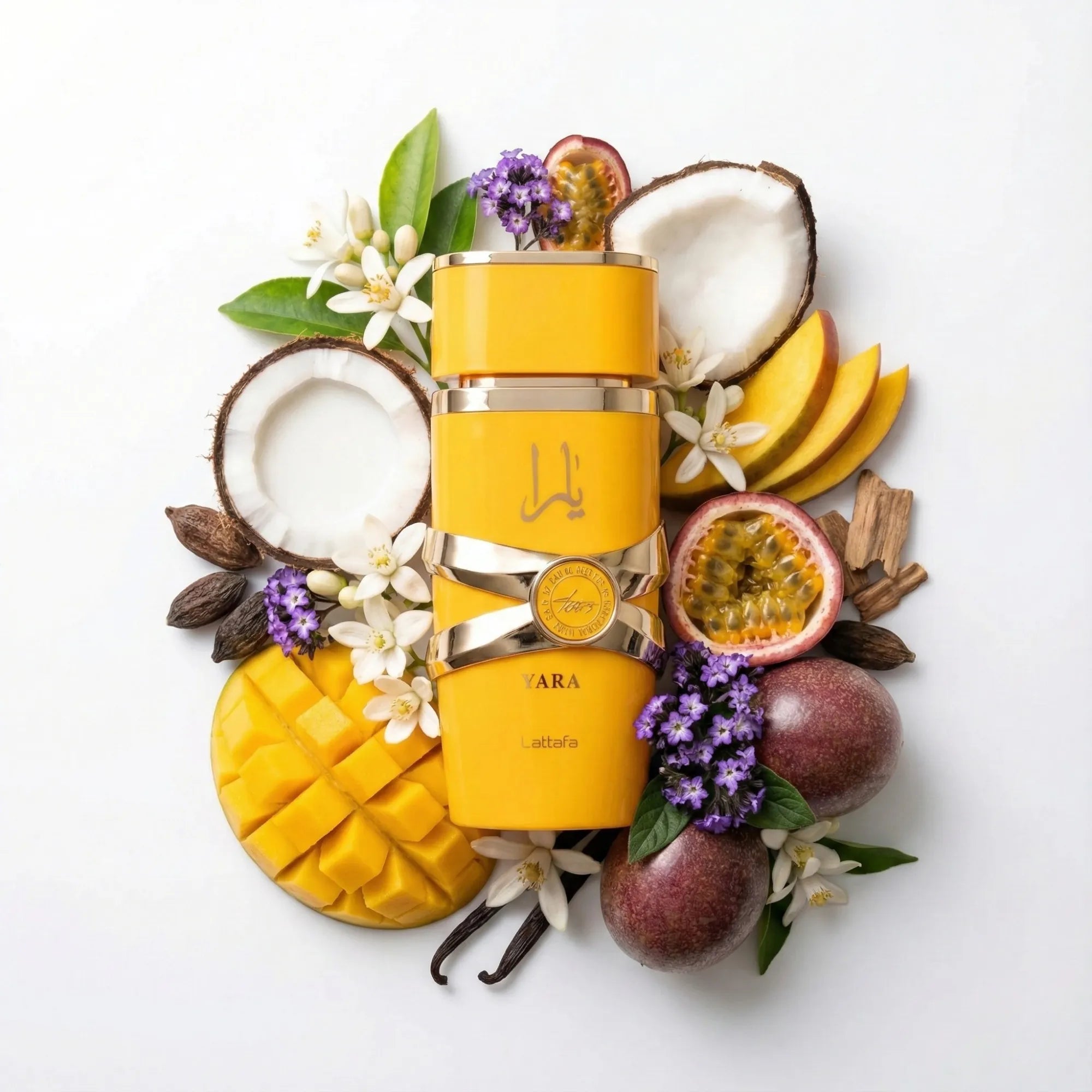 Yara_Tous_Lattafa_Eau_de_Parfum_Para_Mujer_Fondo_Blanco_Mango_Maraciya_Jazmín_Coco