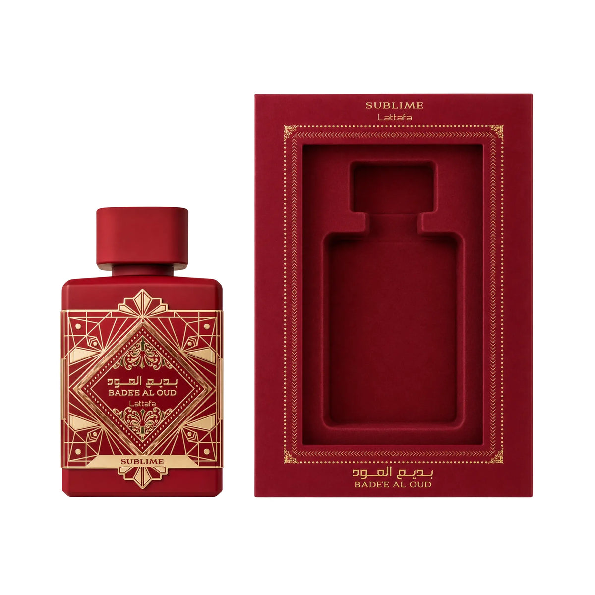 Caja de Bade'e Al Oud Sublime Lattafa Eau de Parfum Unisex