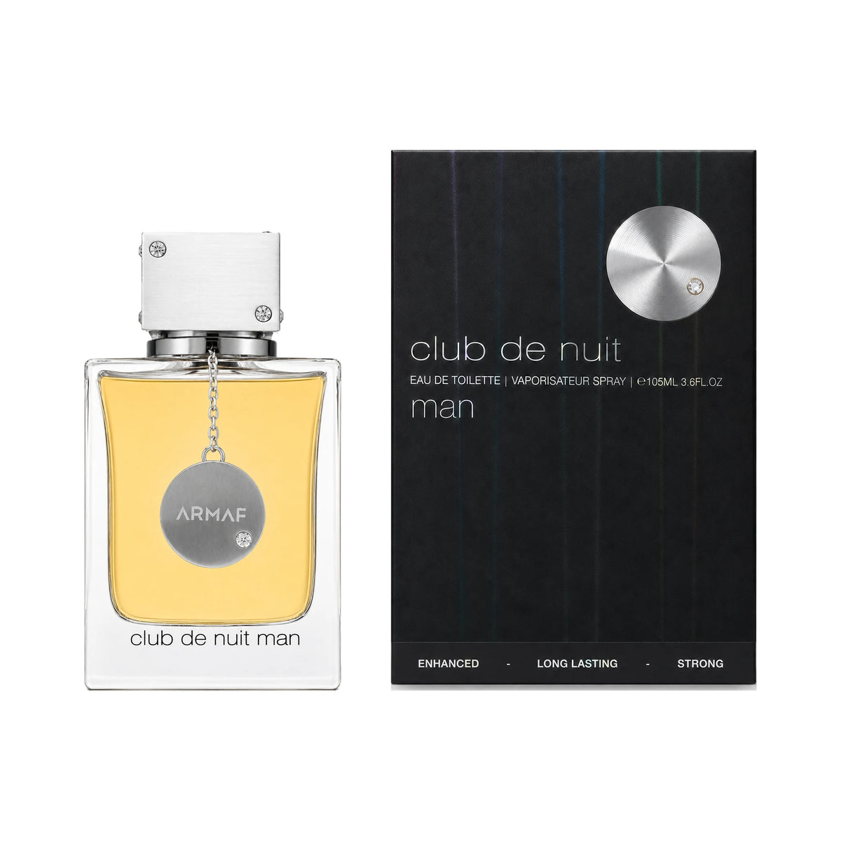 Frasco y caja de Club de Nuit Man Armaf Eau de Toilette Para Hombre