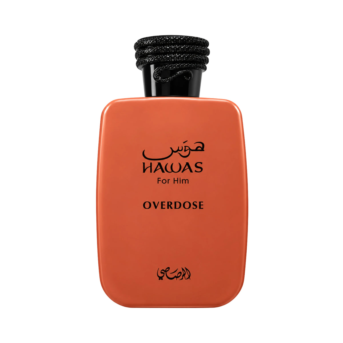 Frasco de Hawas Overdose Rasasi Eau de Parfum