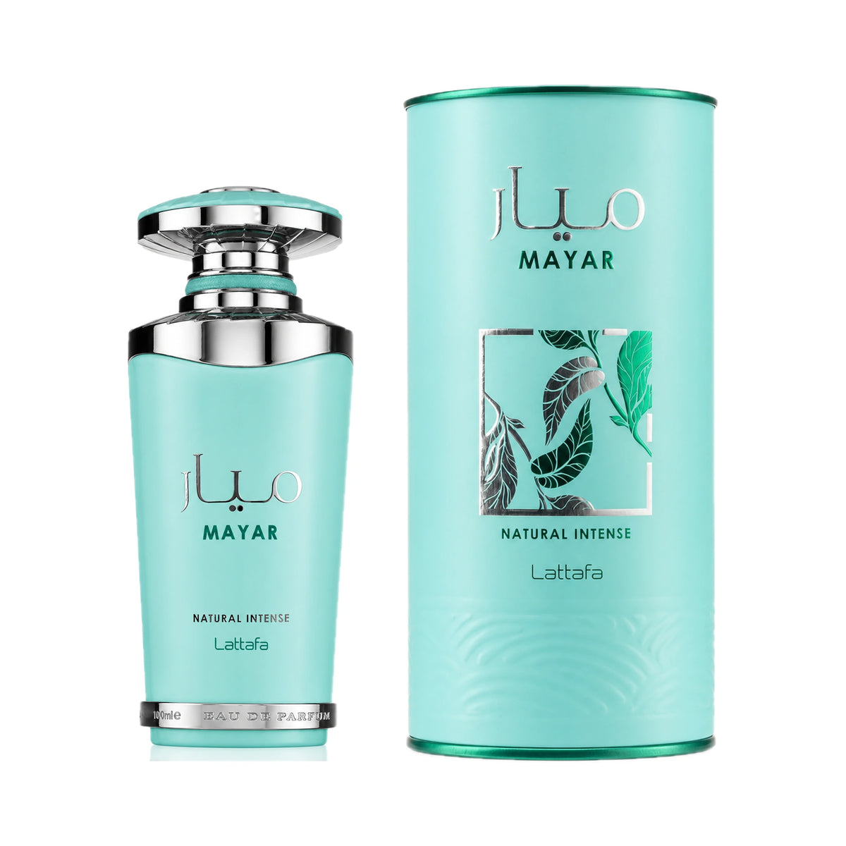 Frasco y caja de Mayar Natural Intense Lattafa Eau de Parfum Para Mujer