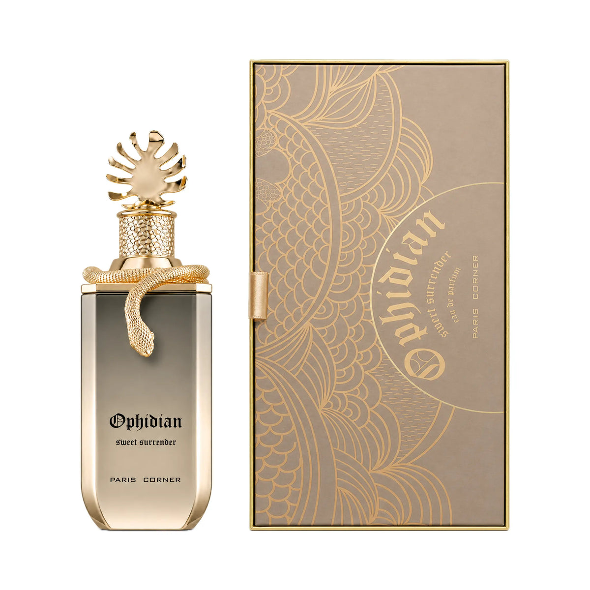Frasco y caja del perfume Ophidian Sweet Surrender Paris Corner Eau de Parfum Unisex