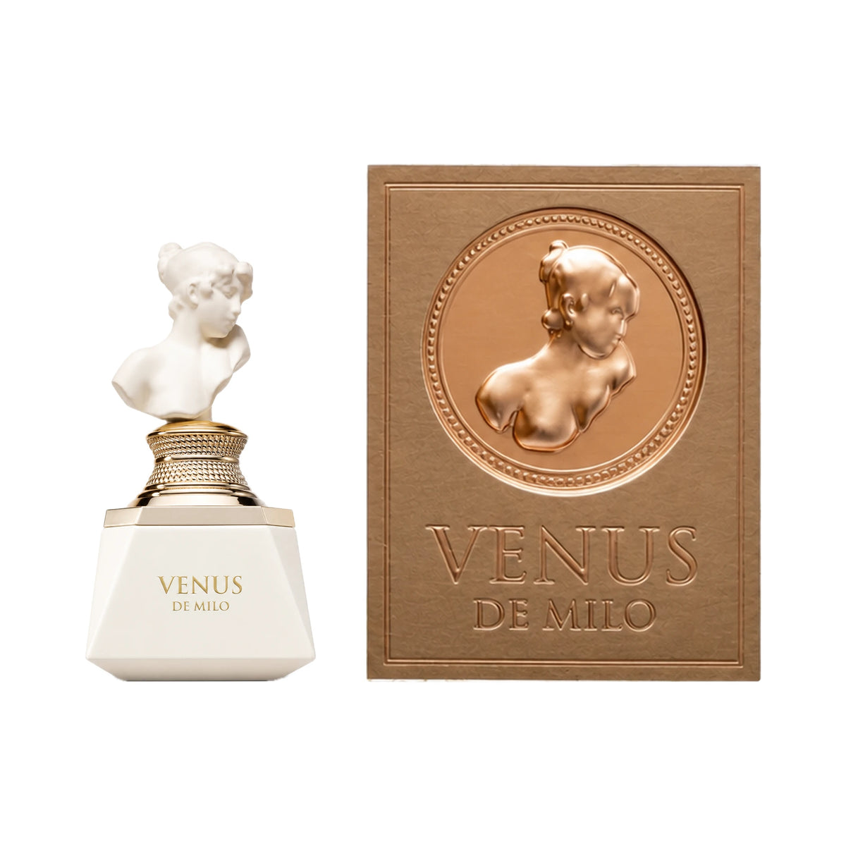Frasco y caja del perfume Venus de Milo French Avenue Eau de Parfum