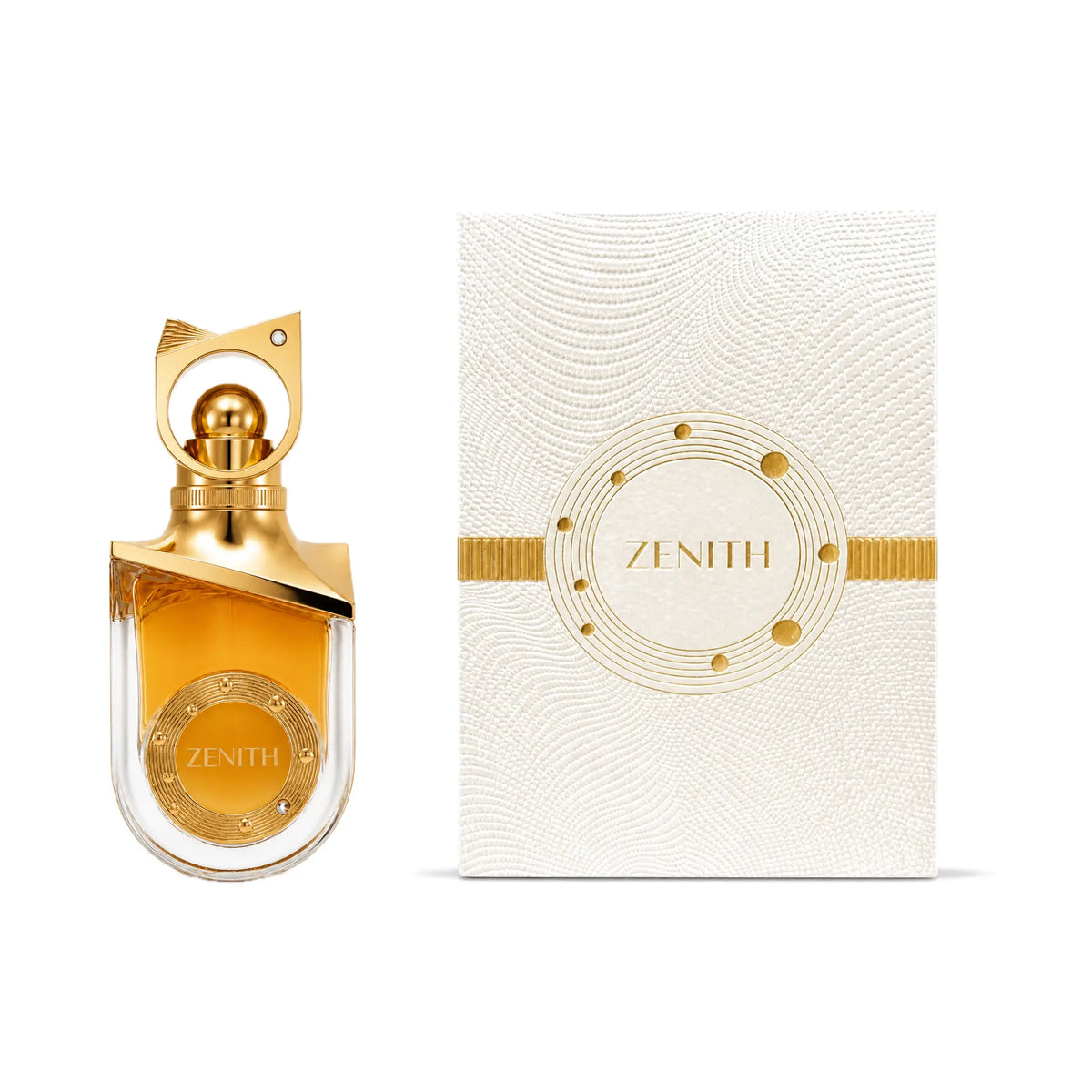 Frasco y caja del perfume Zenith Riiffs Extrait de Parfum