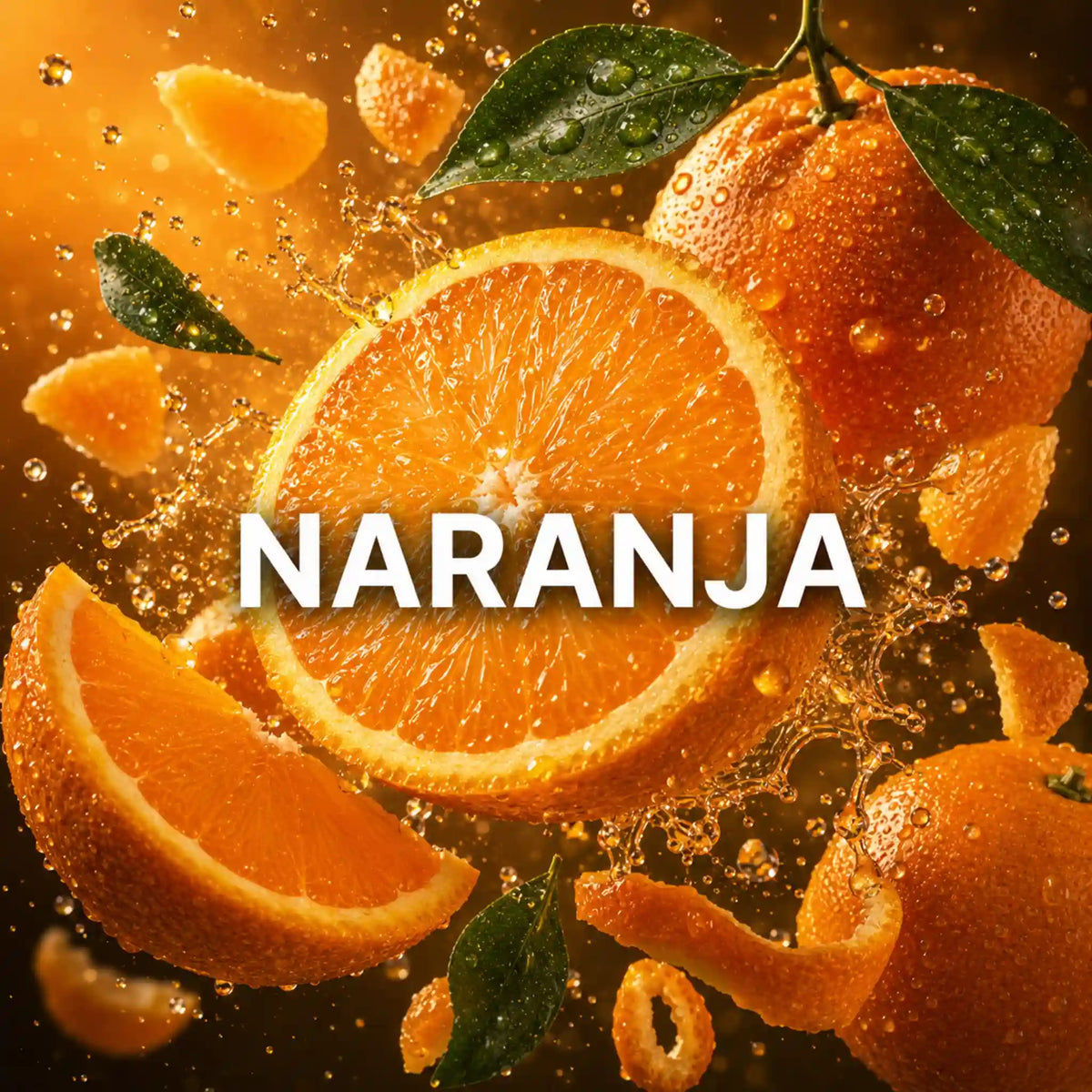 Perfumes árabes con naranja