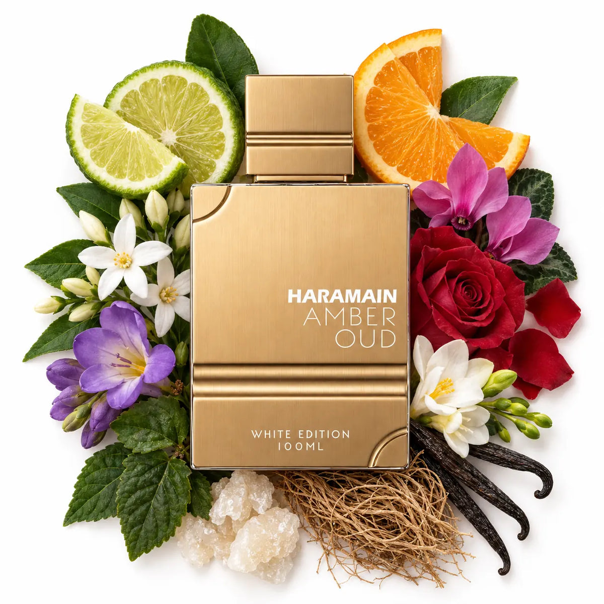 Ingredientes de Amber Oud White Edition Al Haramain Eau de Parfum