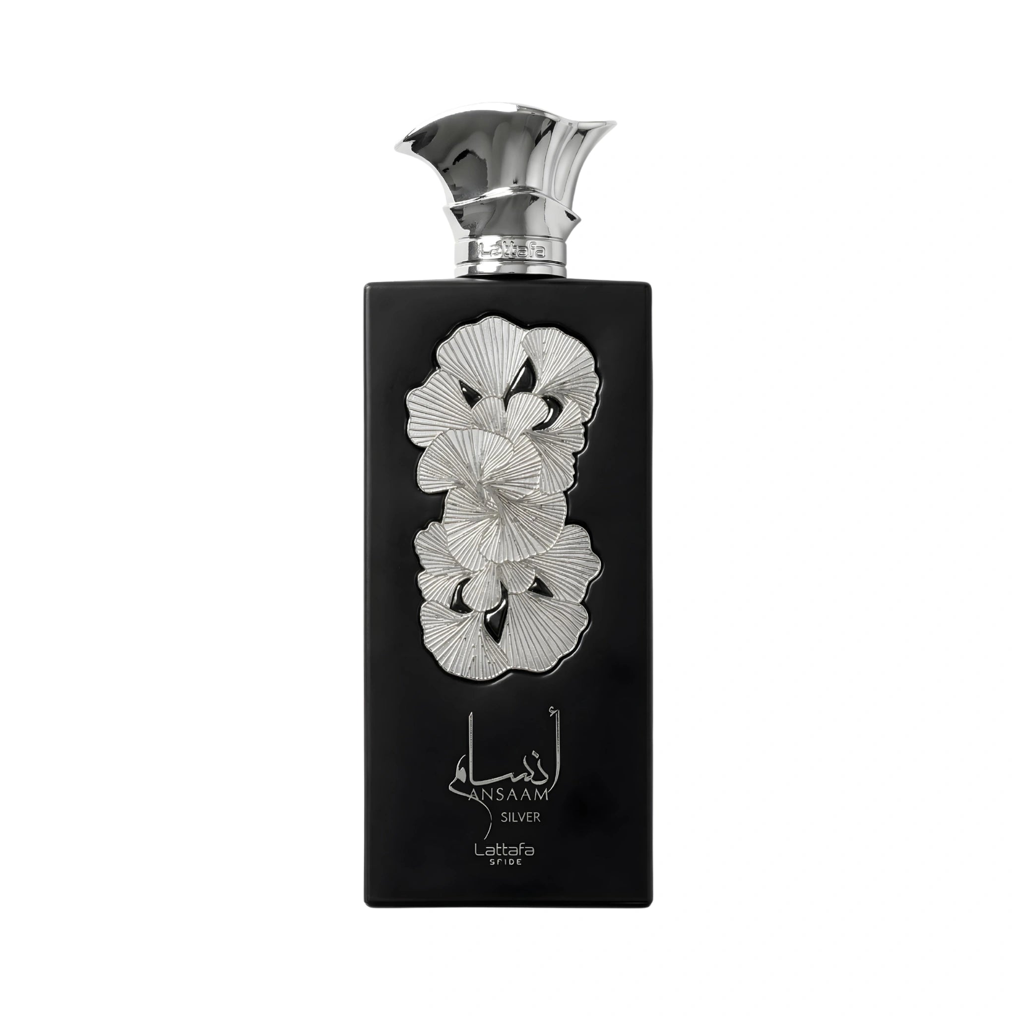 Frasco de Ansaam Silver Lattafa Eau de Parfum Unisex