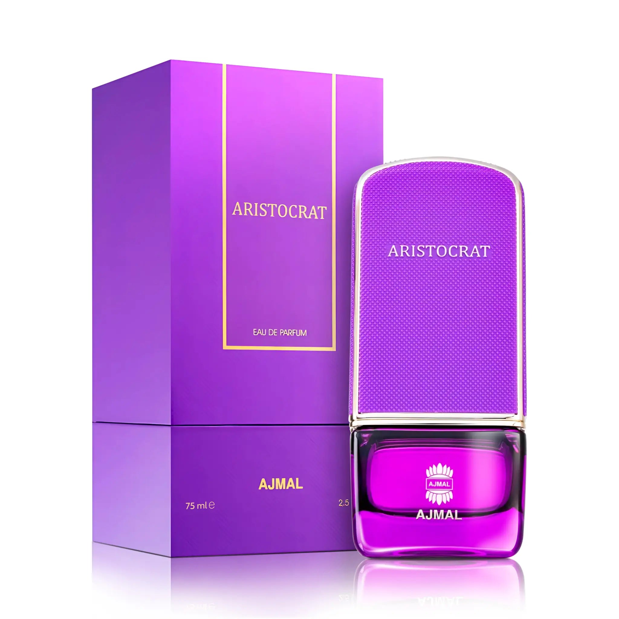 Frasco y caja de Aristocrat For Her Ajmal Eau de Parfum Para Mujer