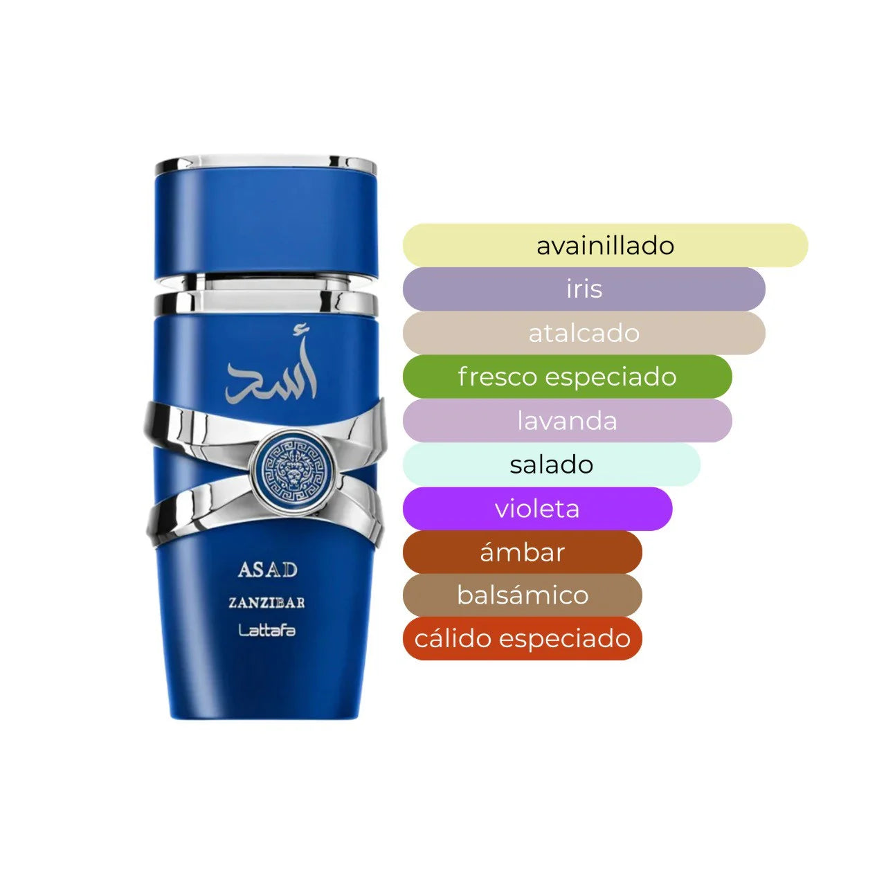 Aromas de Asad Zanzibar Lattafa Eau de Parfum Para Hombre