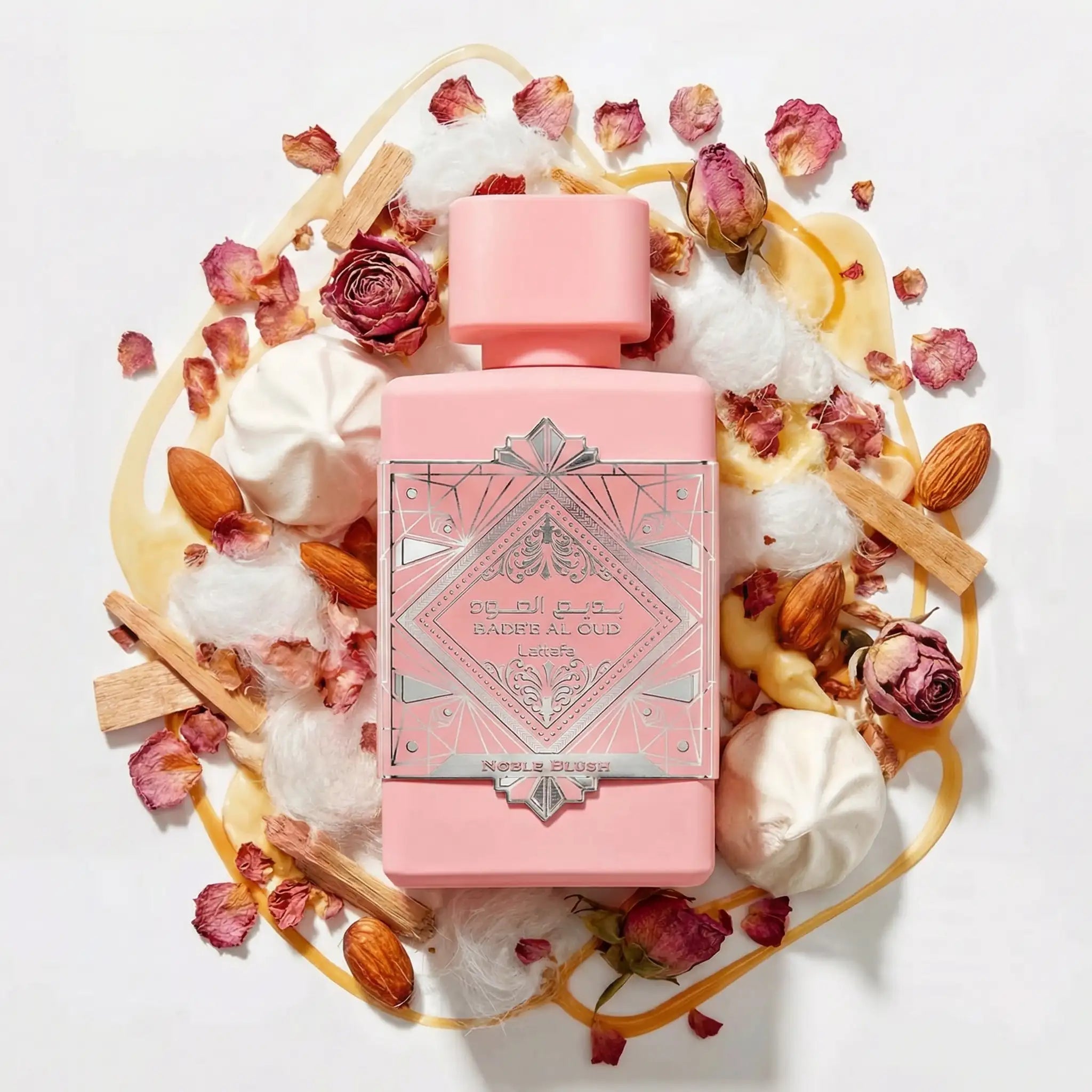 Bade'e Al Oud Noble Blush Eau de Parfum Para Mujer con ingredientes