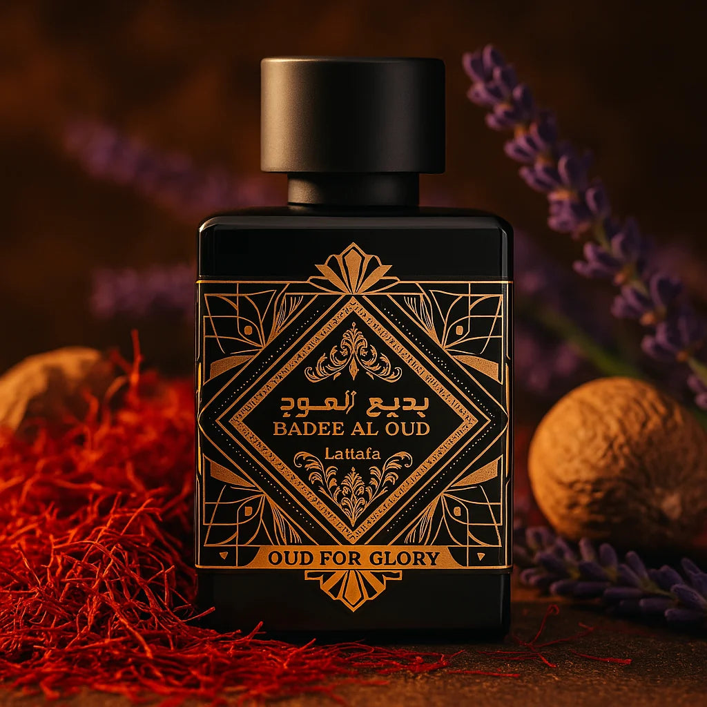 Bade'e Al Oud Oud for Glory Lattafa Eau de Parfum Unisex con fondo