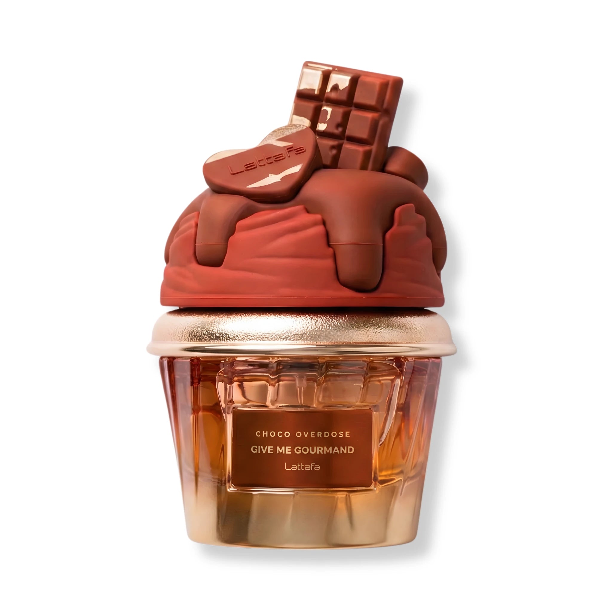 Frasco de Choco Overdose Lattafa Eau de Parfum Para Mujer