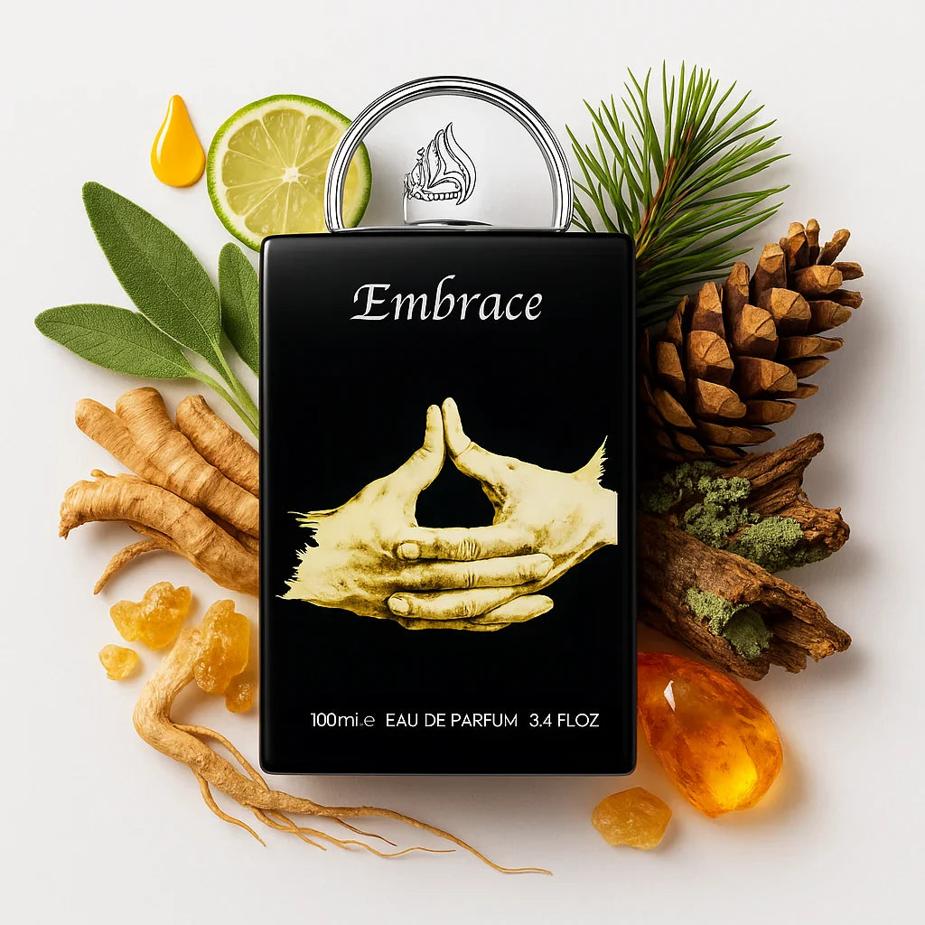 Embrance_Lattafa_Eau_de_Parfum_Unisex_Fondo_Blanco_Ajenjo_Abeto