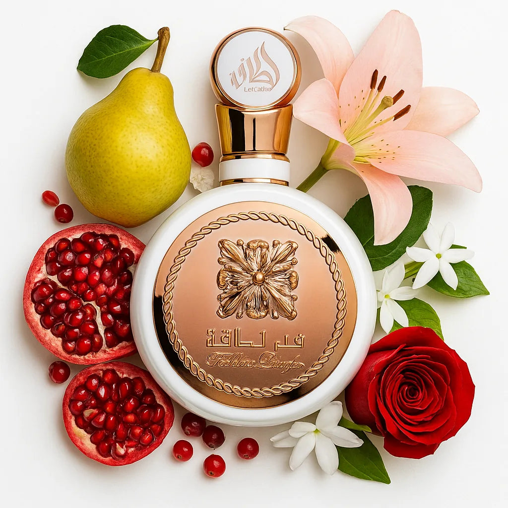 Fakhar_Rose_Lattafa_Eau_de_Parfum_Para_Mujer_Fondo_Blanco_Granada_Rosa