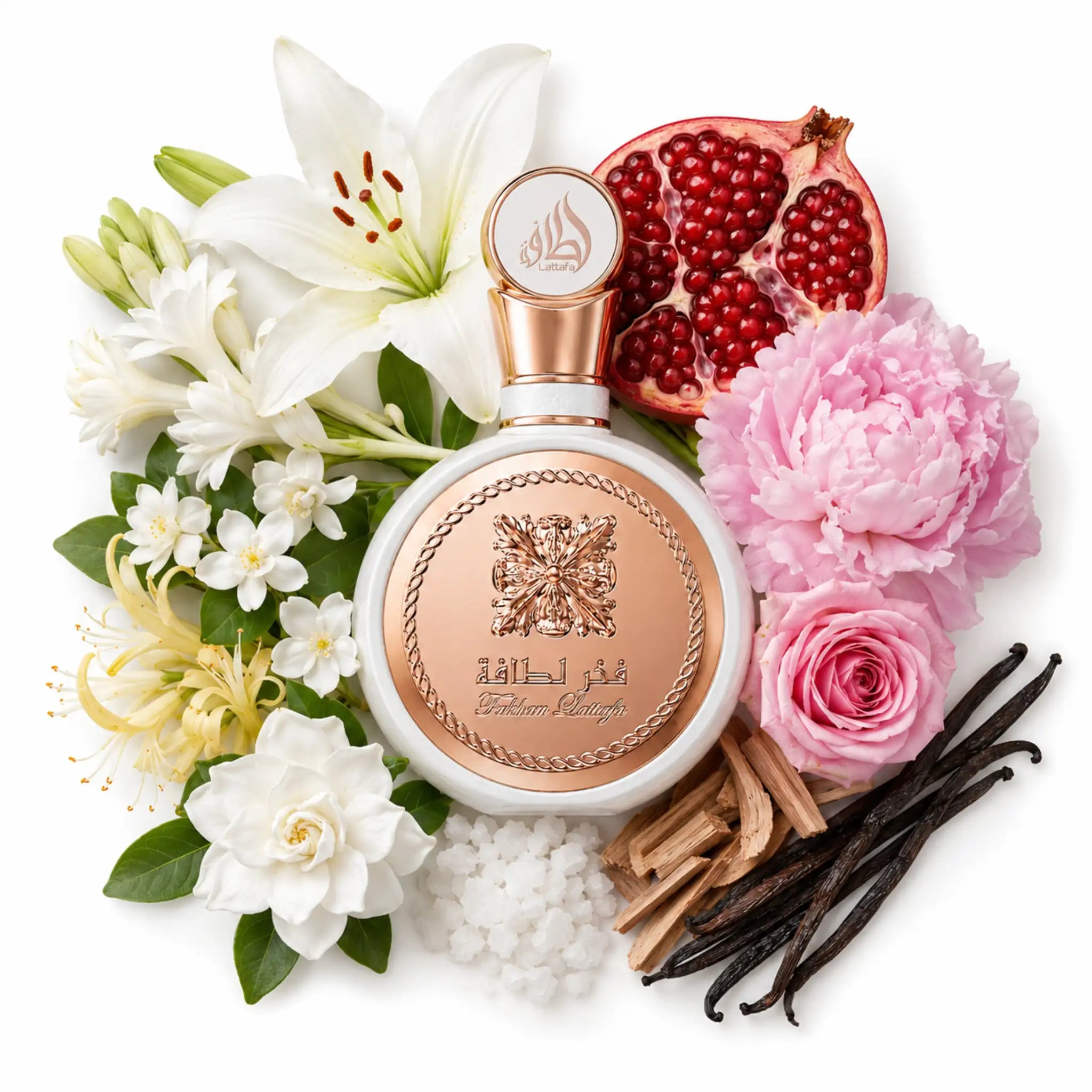 Fakhar Rose Lattafa EDP 100ml | Floral y afrutado
