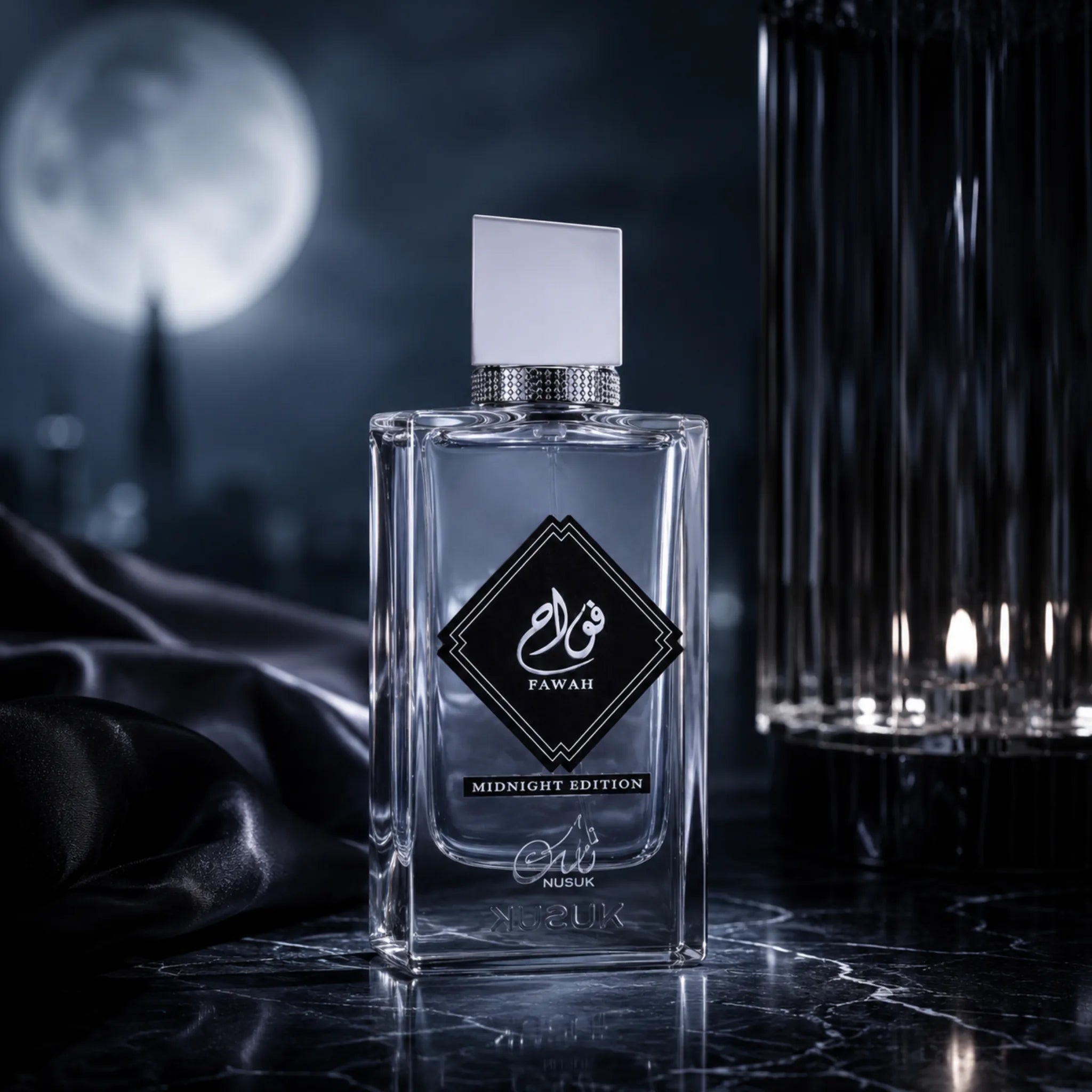 Fondo creativo de Fawah Midnight Edition Nusuk Eau de Parfum