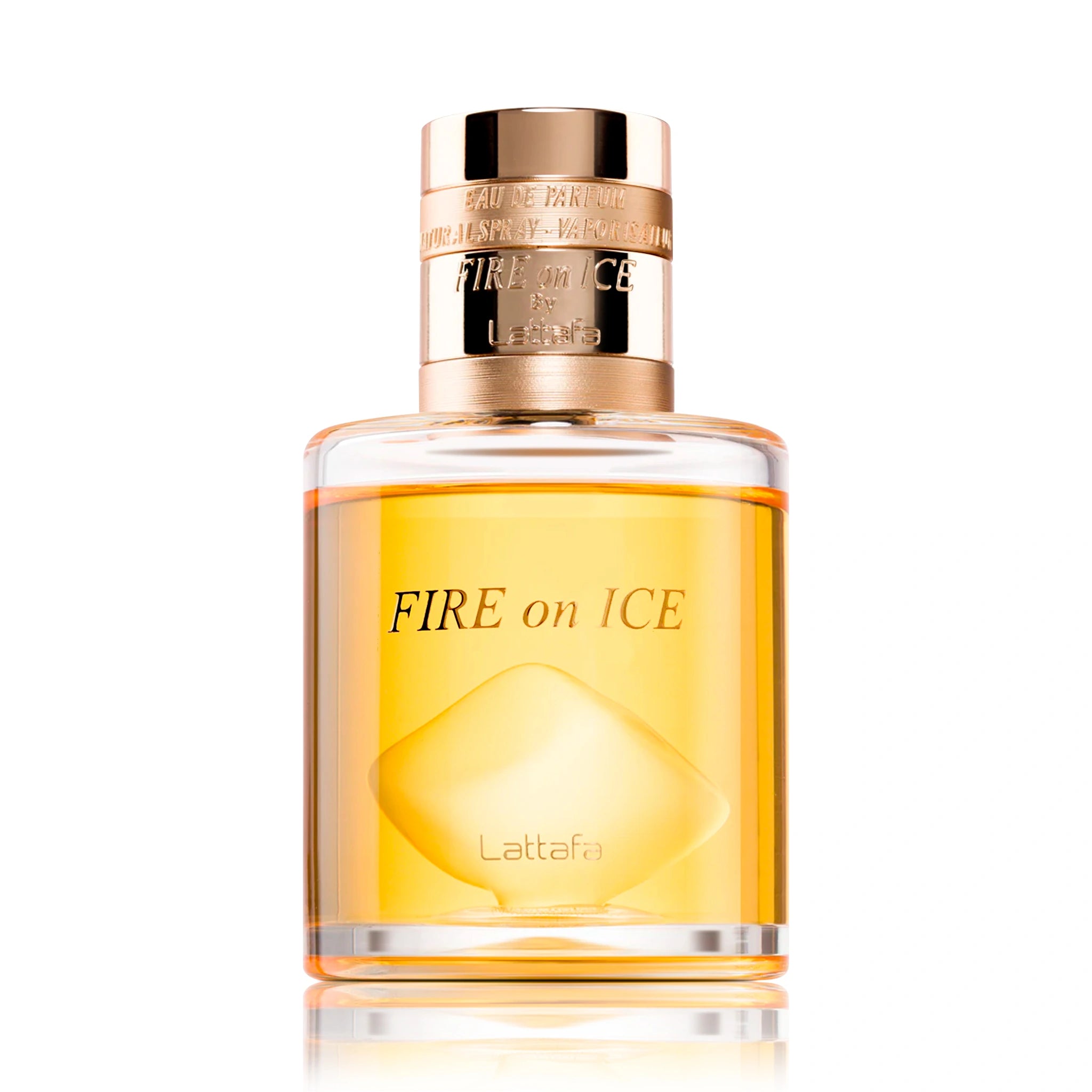 Frasco de Fire On Ice Lattafa Eau de Parfum Unisex