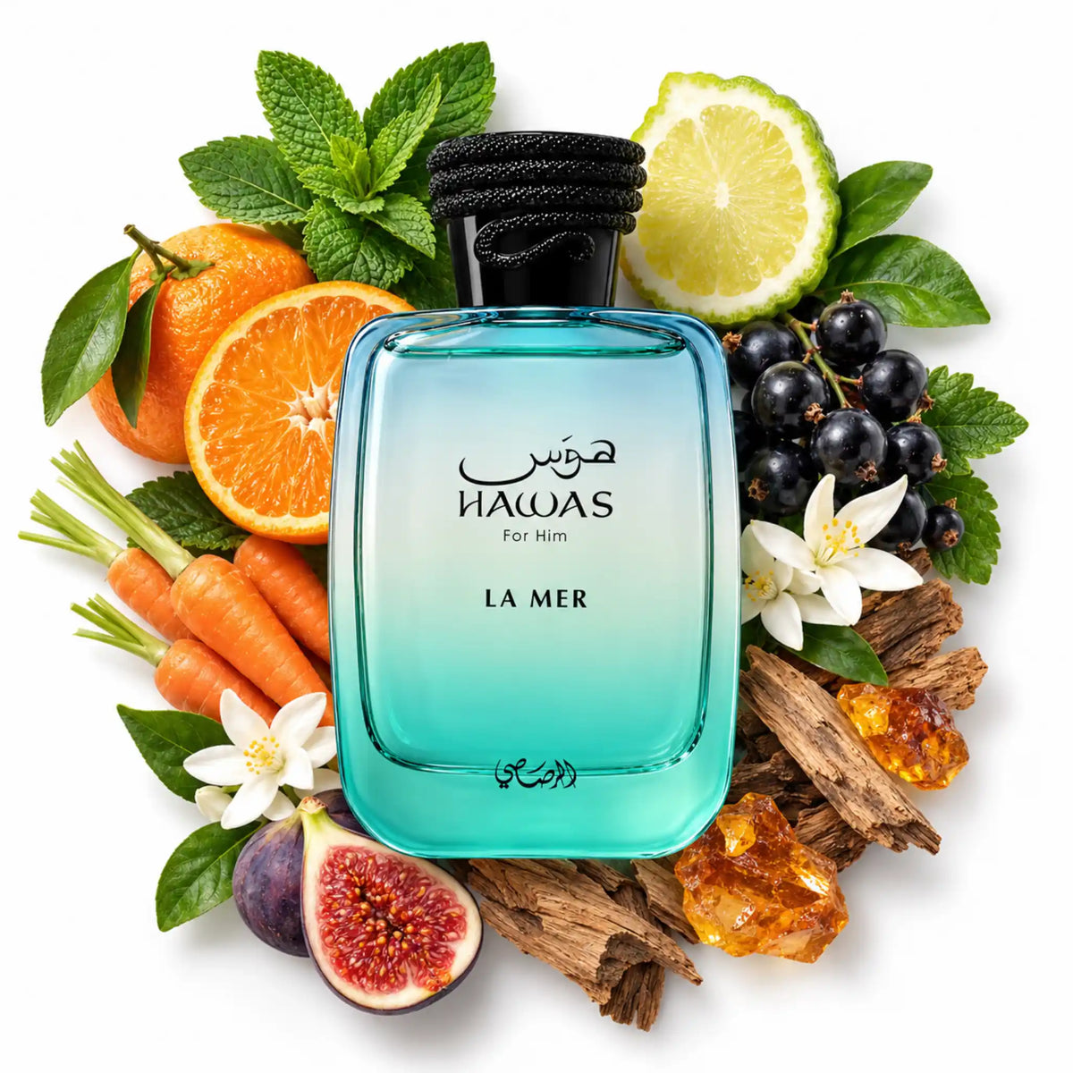 Ingredientes de Hawas La Mer Rasasi Eau de Parfum