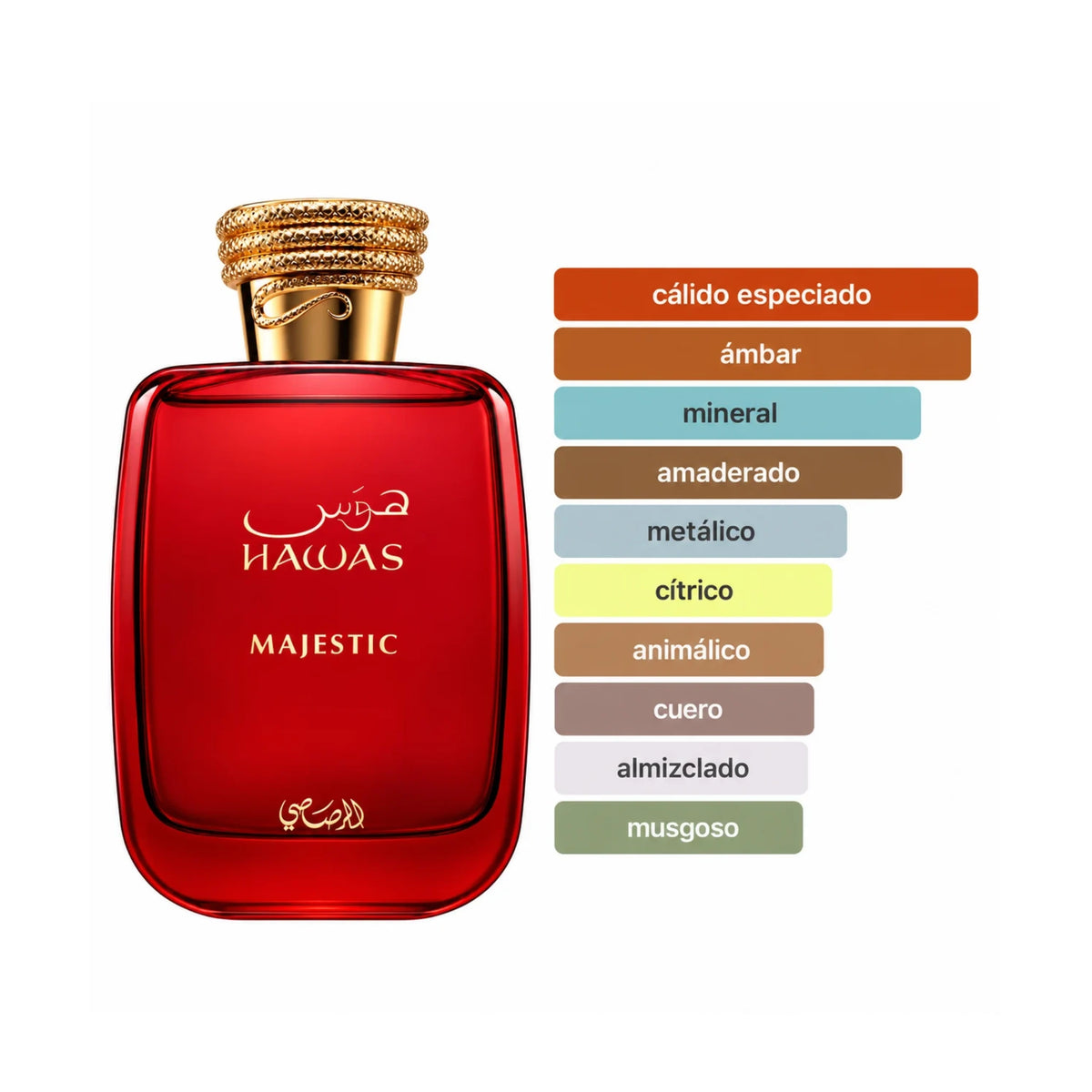 Aromas de Hawas Majestic Rasasi Eau de Parfum