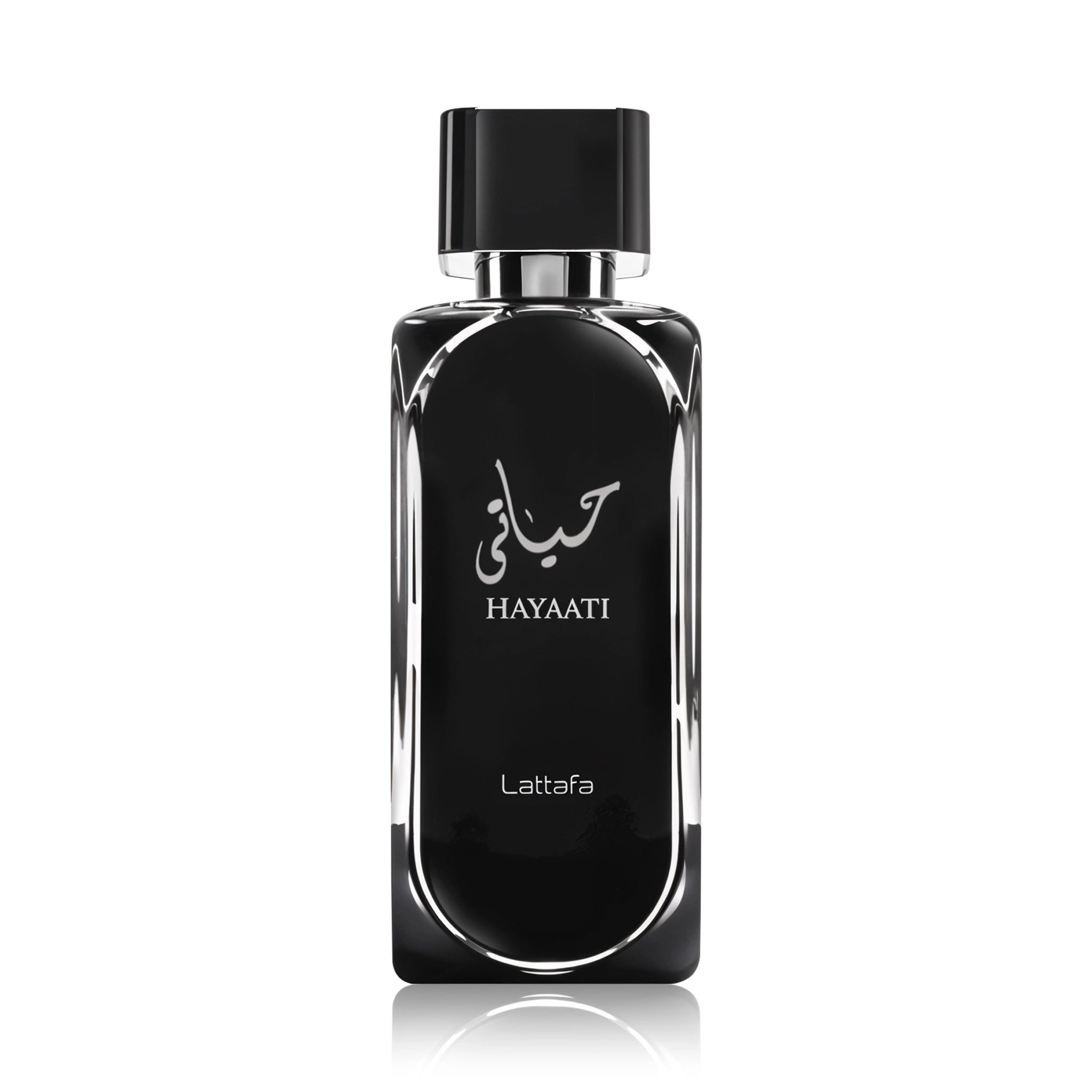 Foto frontal del Hayaati Lattafa Eau de Parfum Para Hombre con fondo blanco