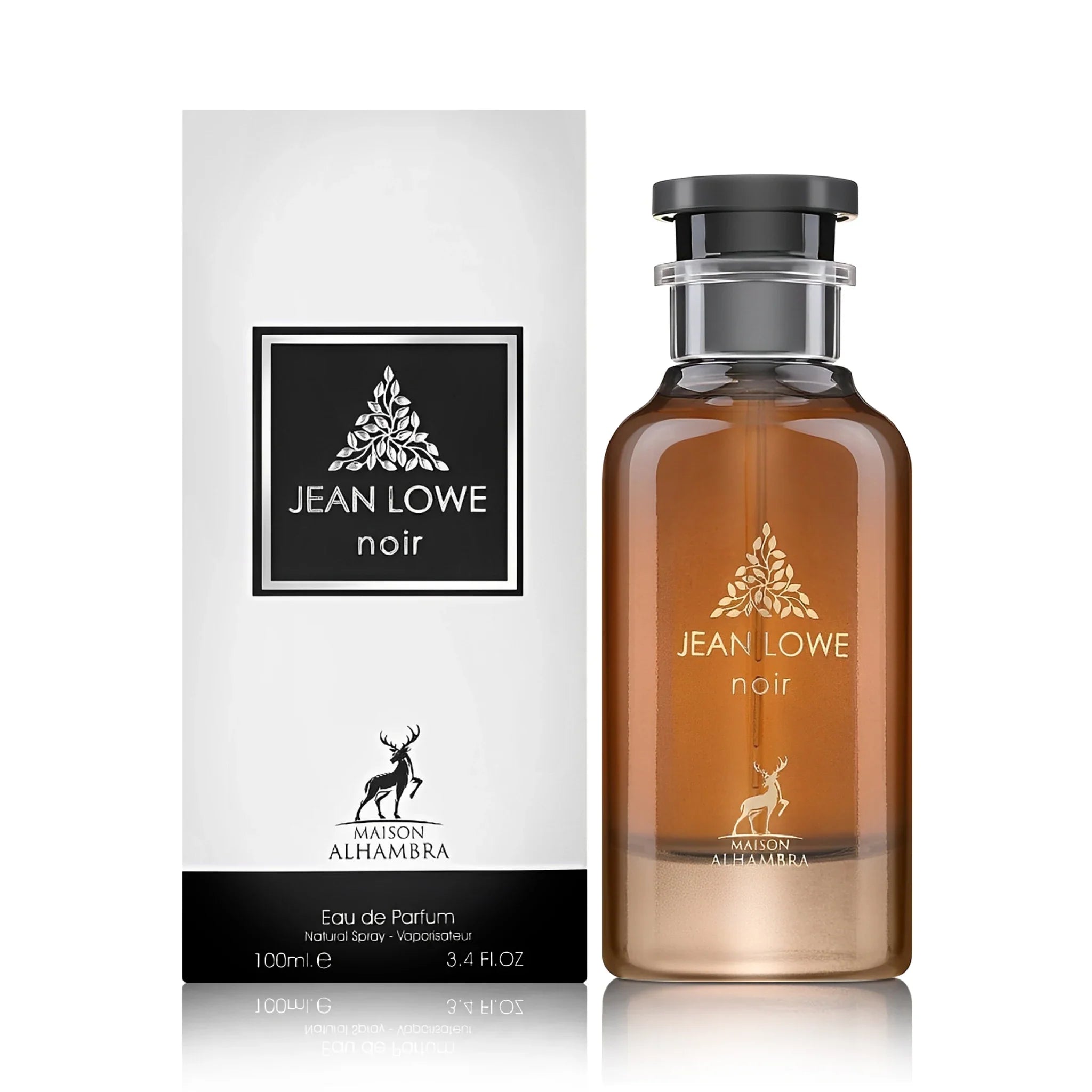 Frasco y caja de Jean Lowe Noir Maison Alhambra Eau de Parfum Para Hombre