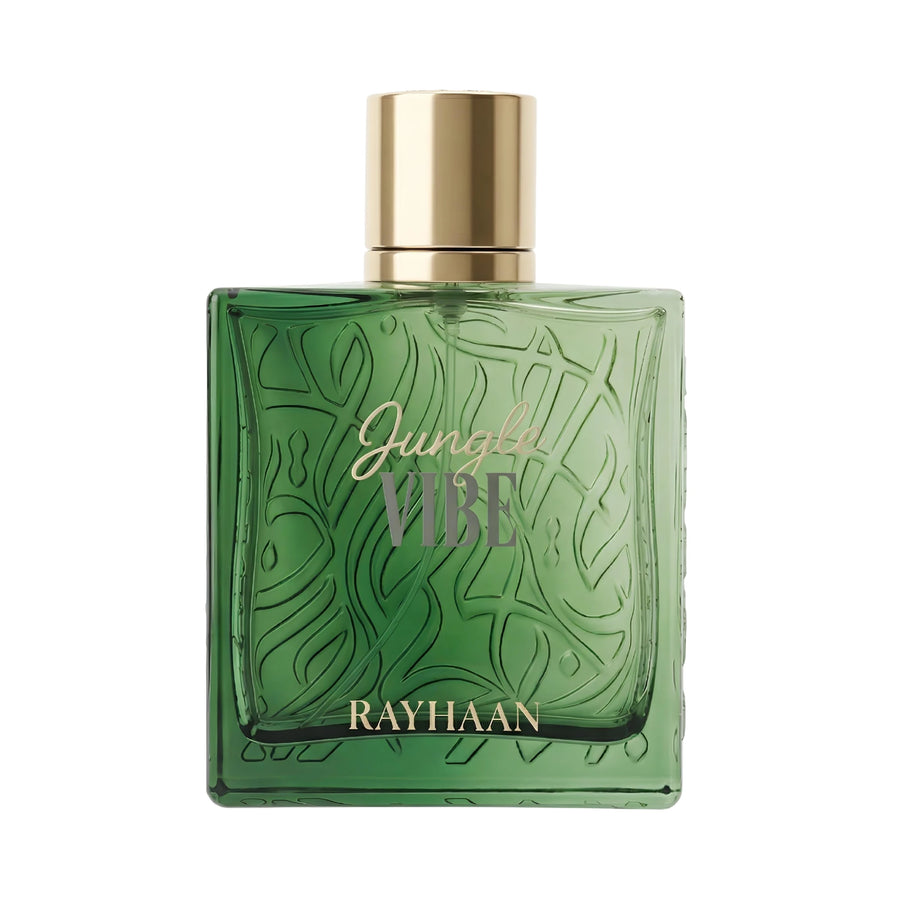 Jungle Vibe de Rayhaan, perfume unisex cítrico y verde