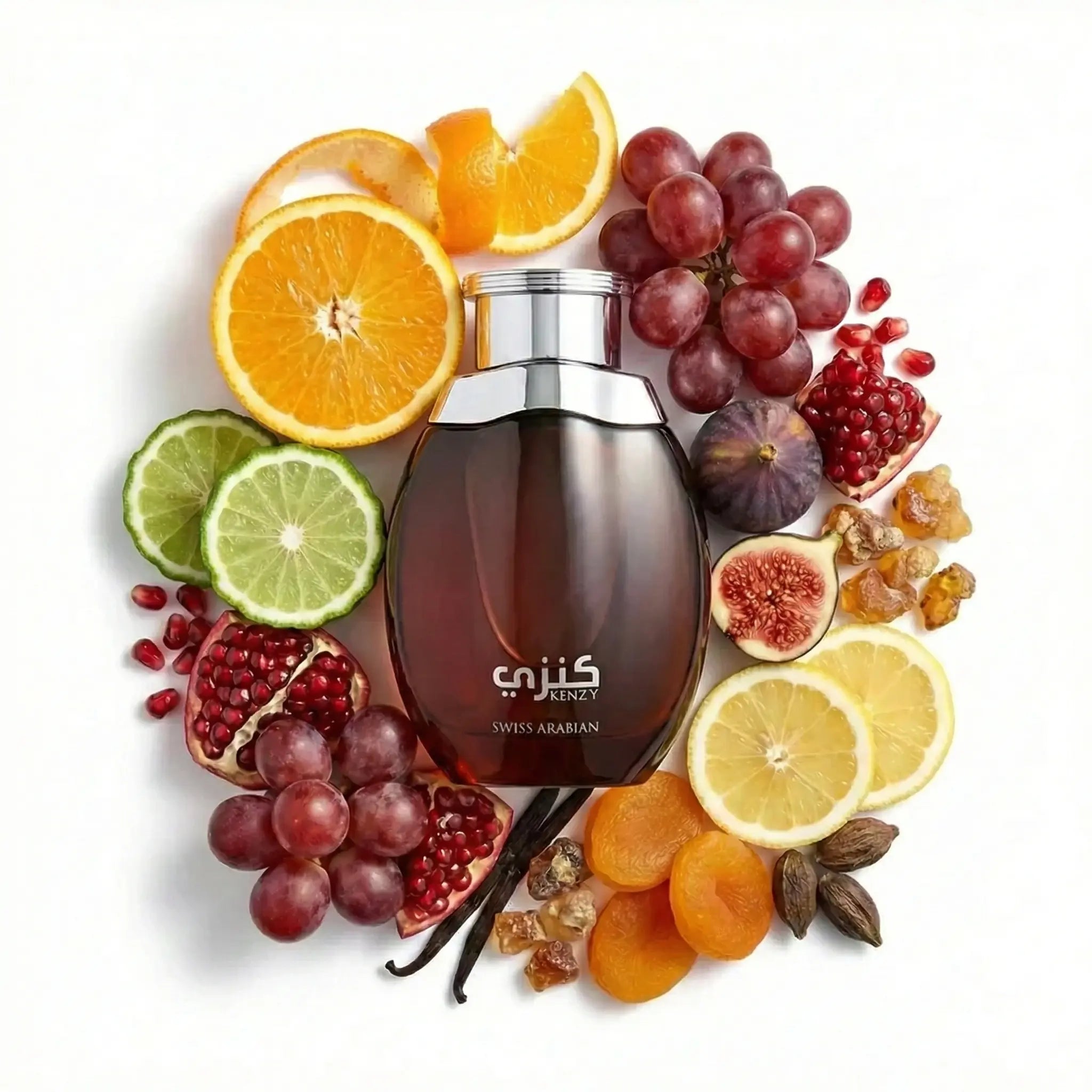 Kenzy_Swiss_Arabian_Eau_de_Parfum_Unisex_Fondo_Blanco_Higo_Granada