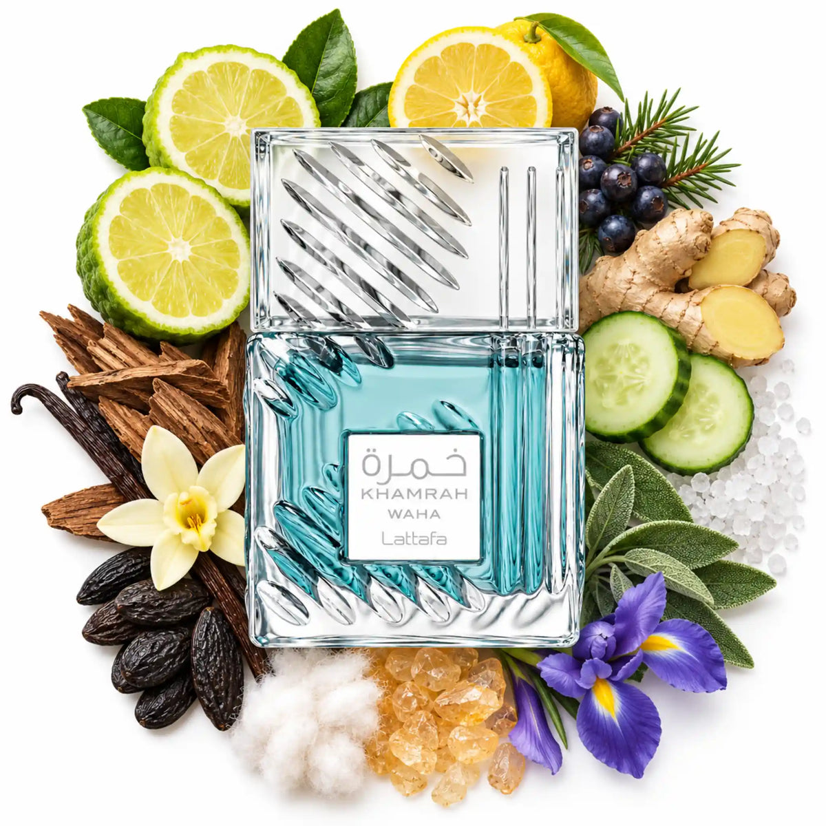 Ingredientes de Khamrah Waha Lattafa Eau de Parfum 