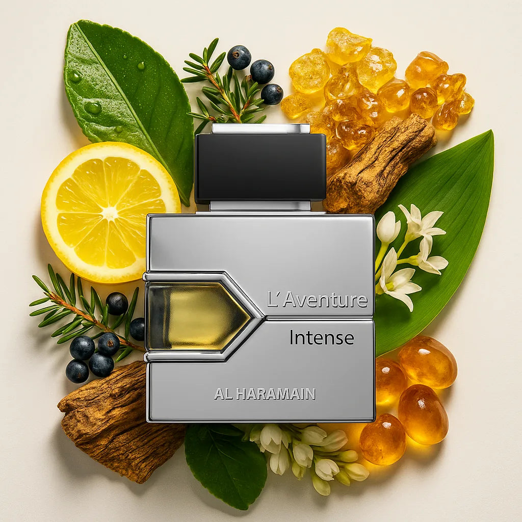 L_Aventure_Intense_Al_Haramain_Eau_de_Parfum_Para_Hombre_Fondo_Blanco_Elemi_Limon