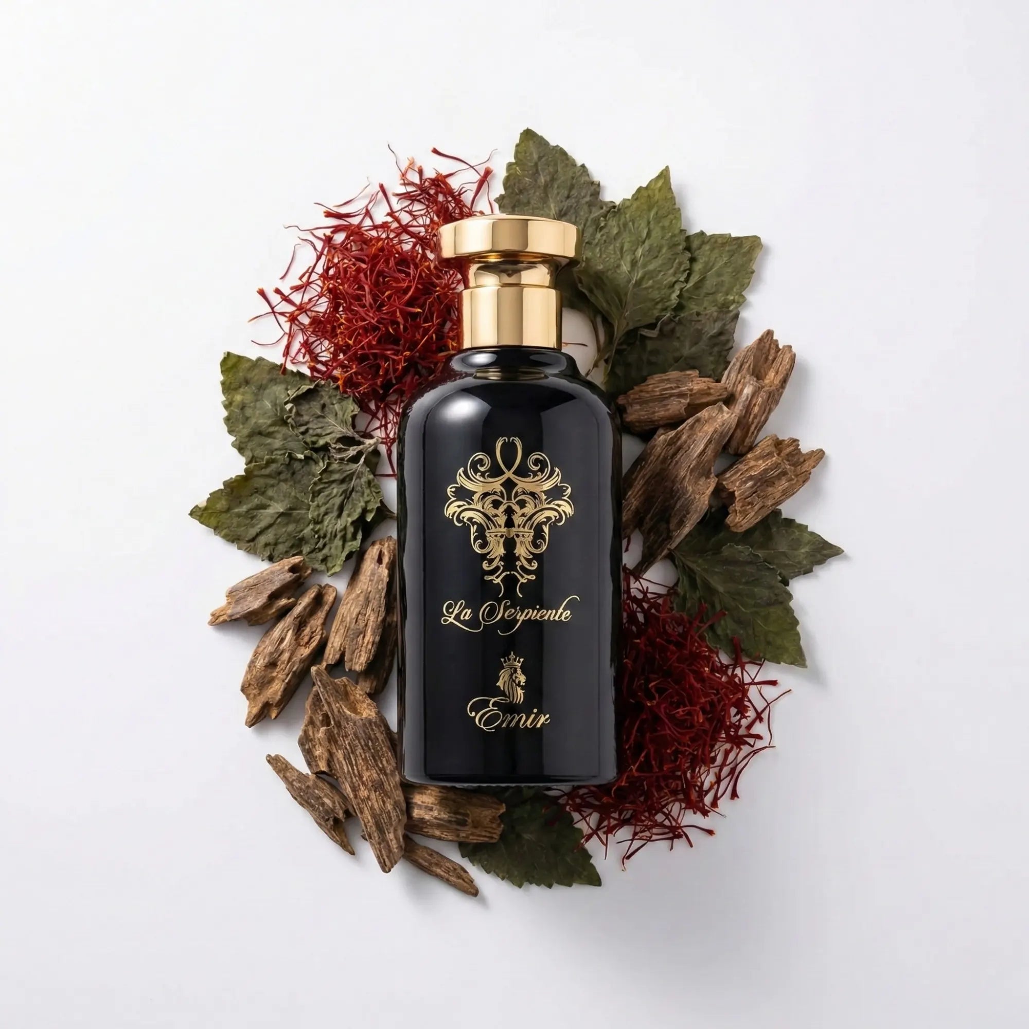 La_Serpiente_Emir_Eau_de_Parfum_Unisex_Fondo_Blanco_Azafra_Oud