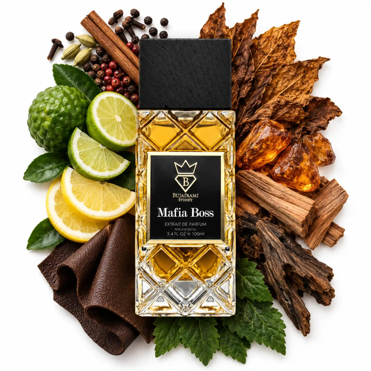 Ingredientes de Mafia Boss Bujairami Extrait de Parfum