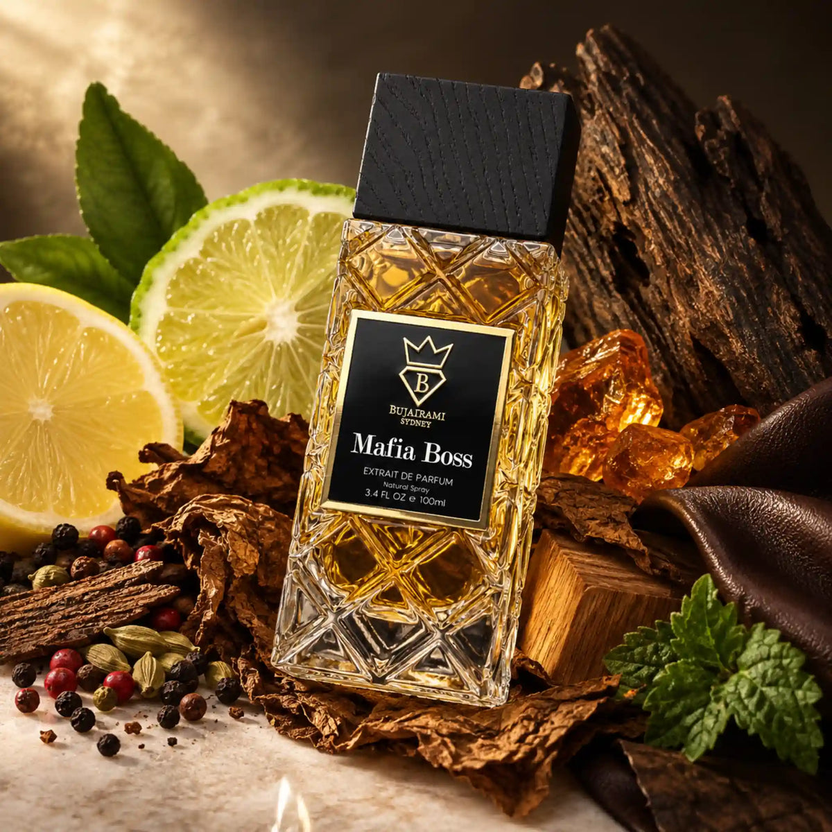 Ingredientes de Mafia Boss Bujairami Extrait de Parfum