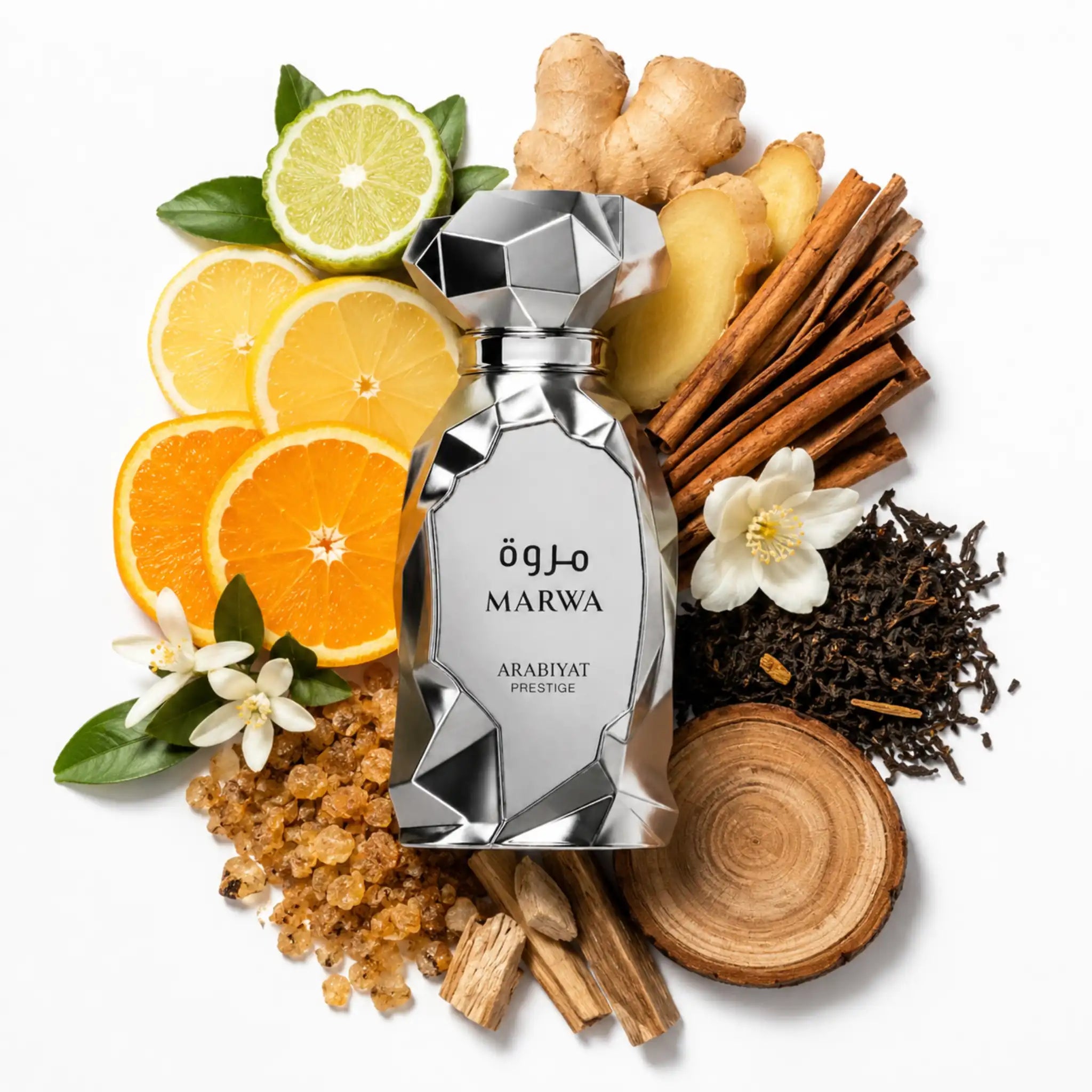 Ingredientes del perfume Marwa Arabiyat Prestige Eau de Parfum