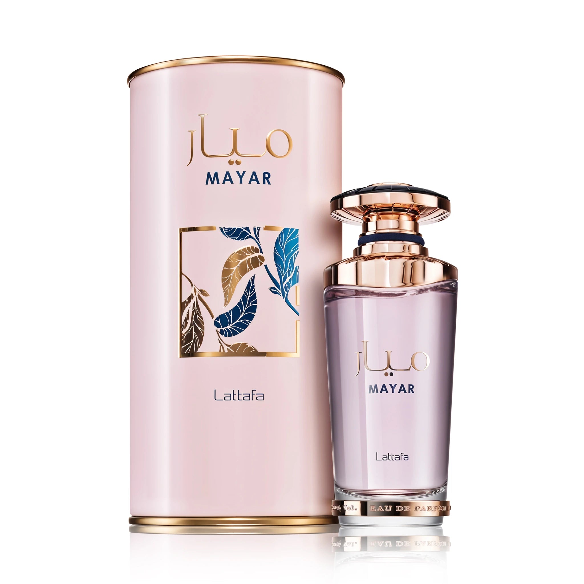 Frontal del Mayar Lattafa Eau de Parfum Para Mujer con su caja