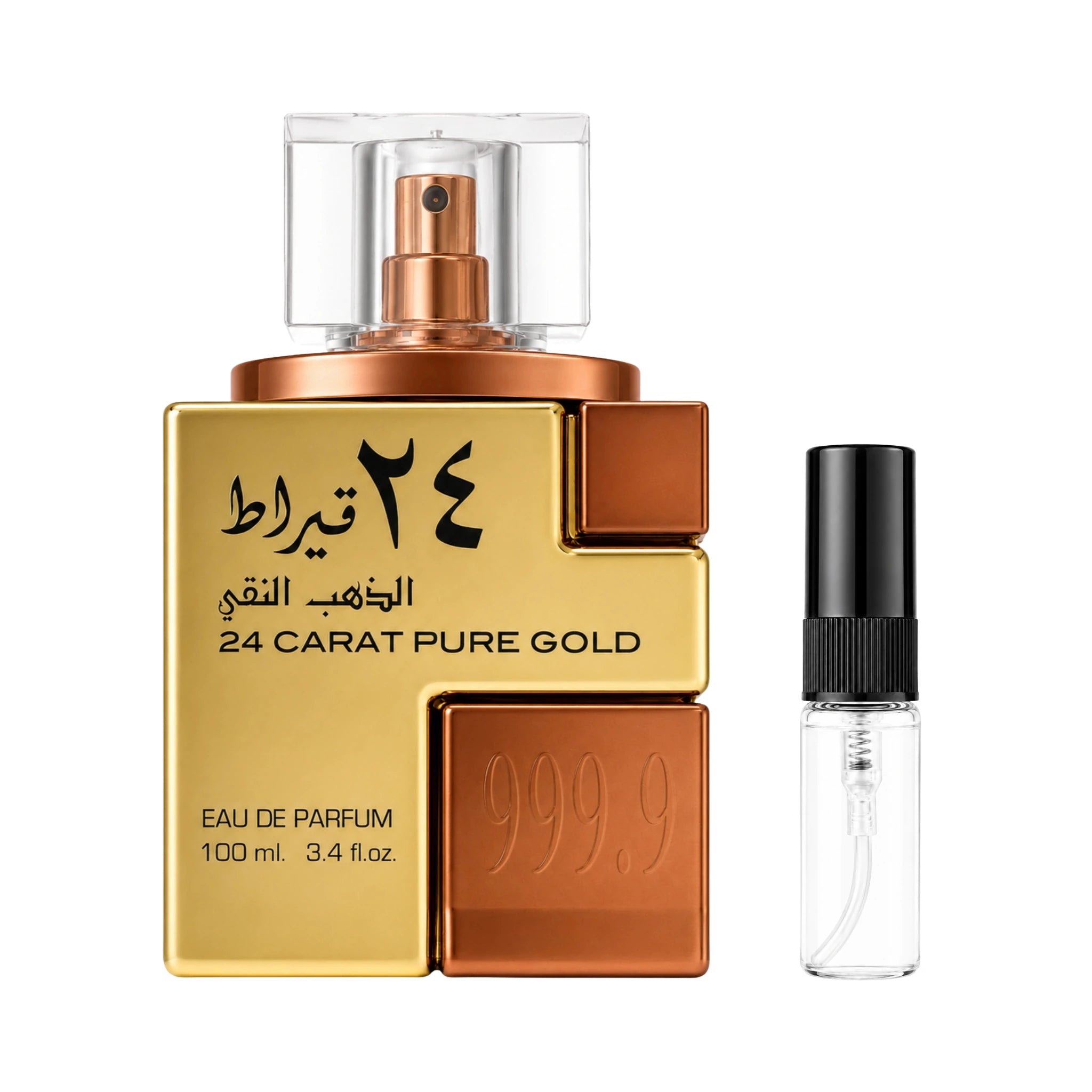 Decant de 24 Carat Pure Gold Lattafa Eau de Parfum Unisex