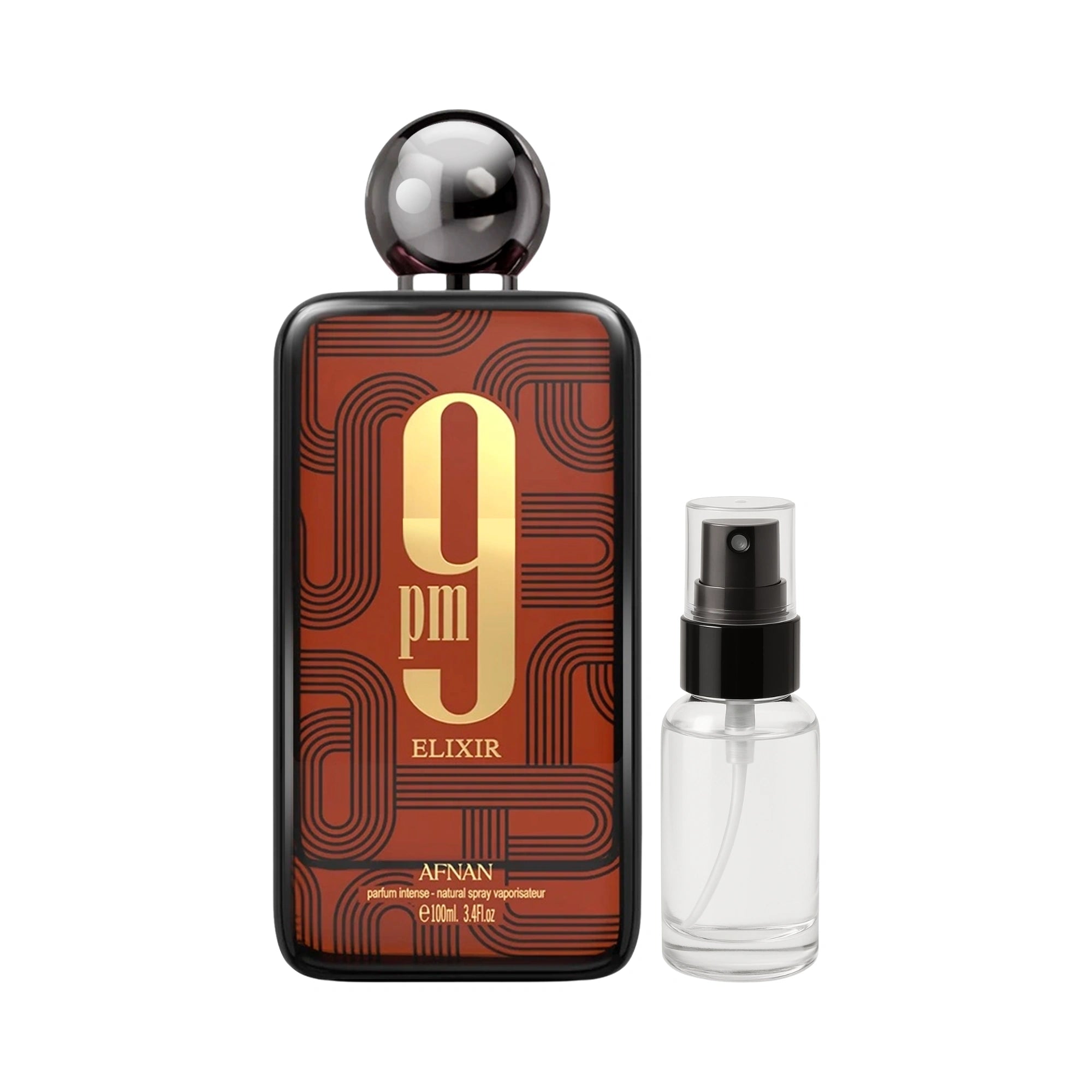 Decant de 9PM Elixir Afnan Extrait de Parfum Unisex (3ML)