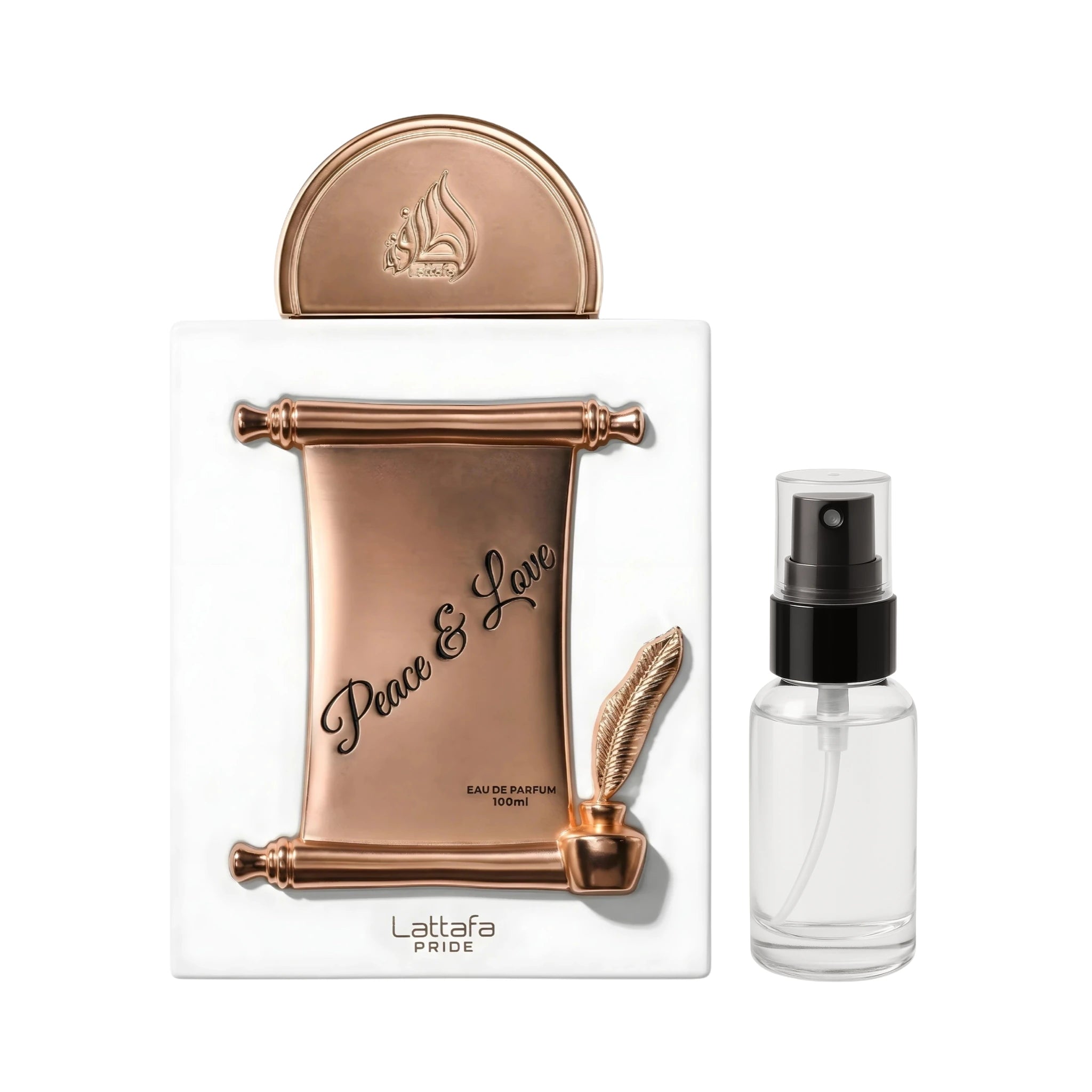 Decant de Peace & Love Lattafa Eau de Parfum (3ML)