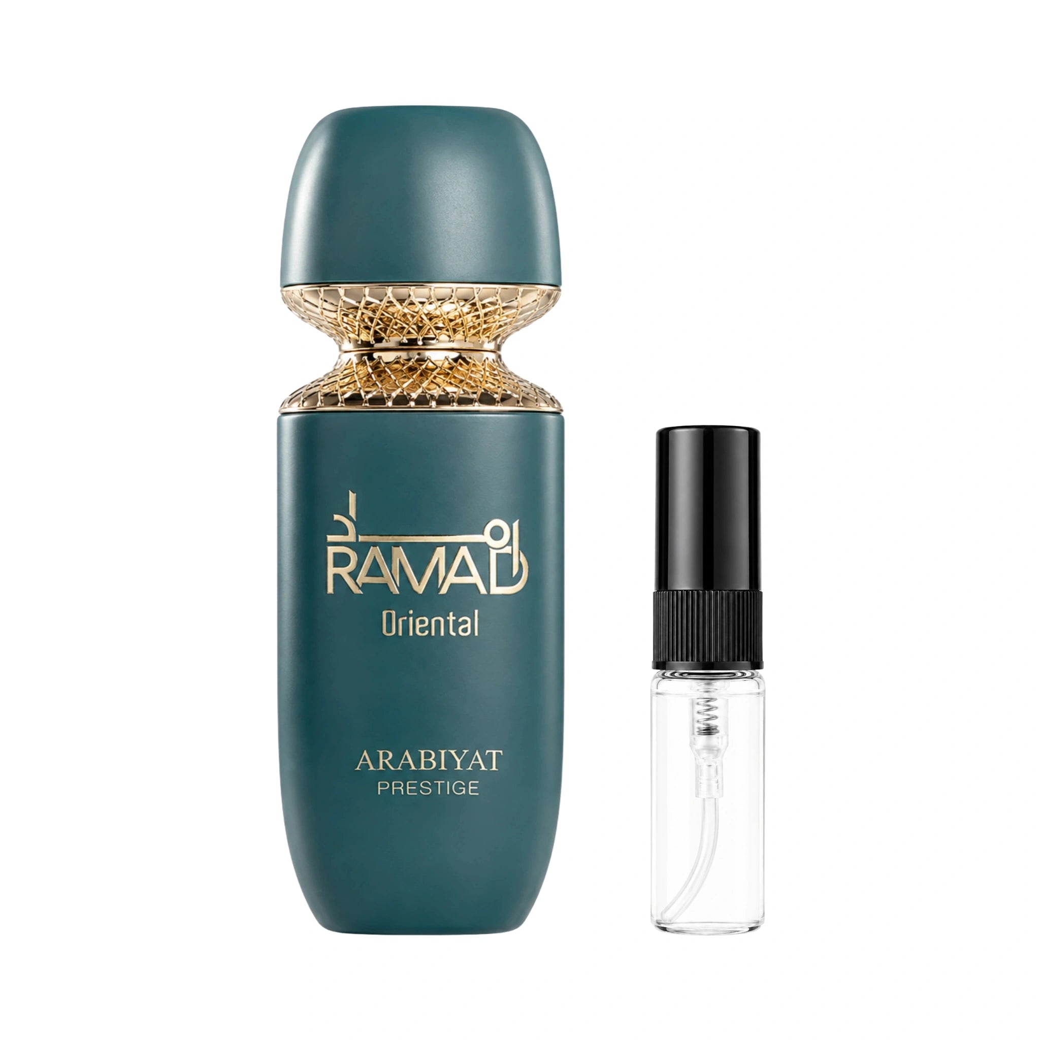 Decant de Ramad Oriental Arabiyat Prestige Eau de Parfum con fondo