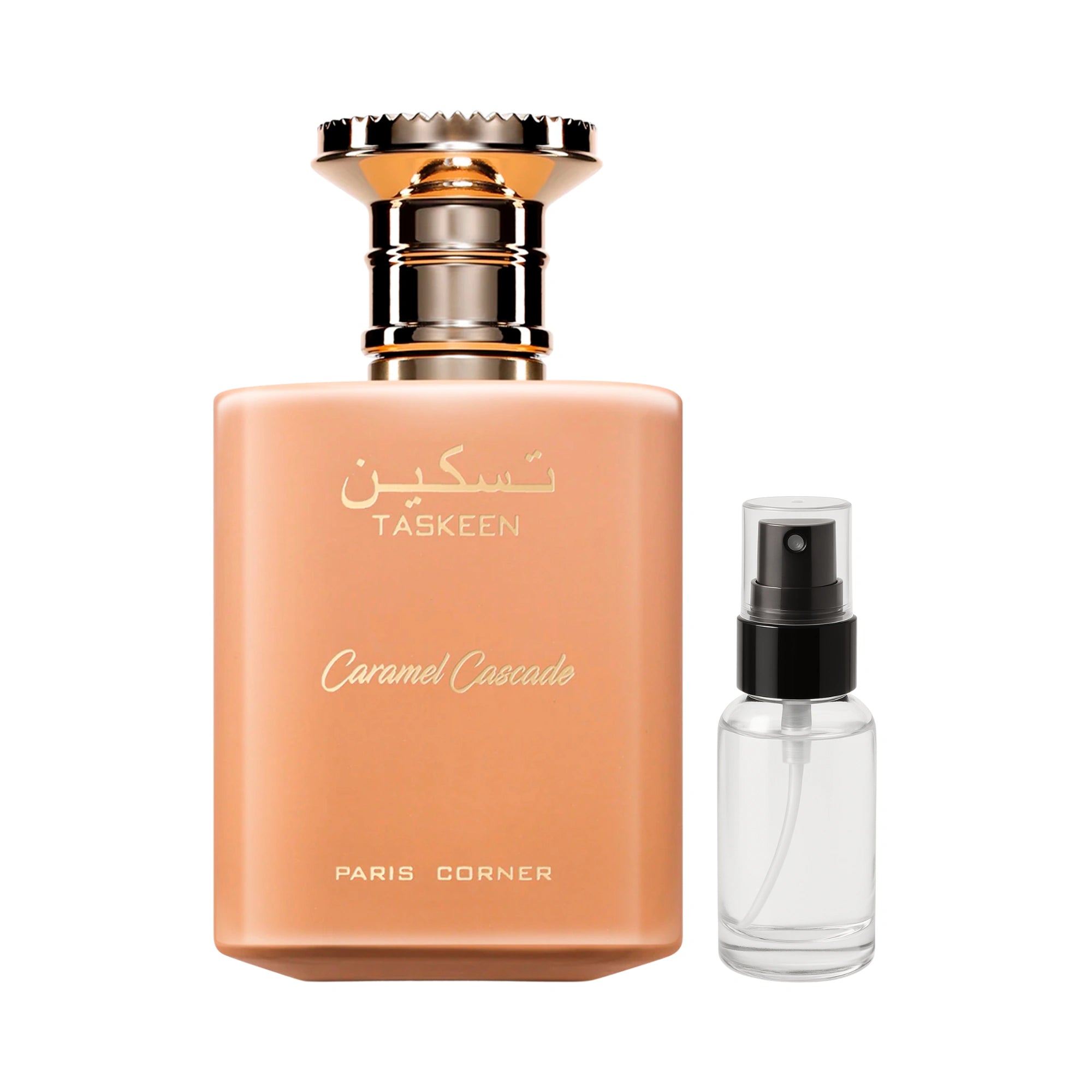 Decant de Taskeen Caramel Cascade Paris Corner Eau de Parfum Para Mujer (3ML)