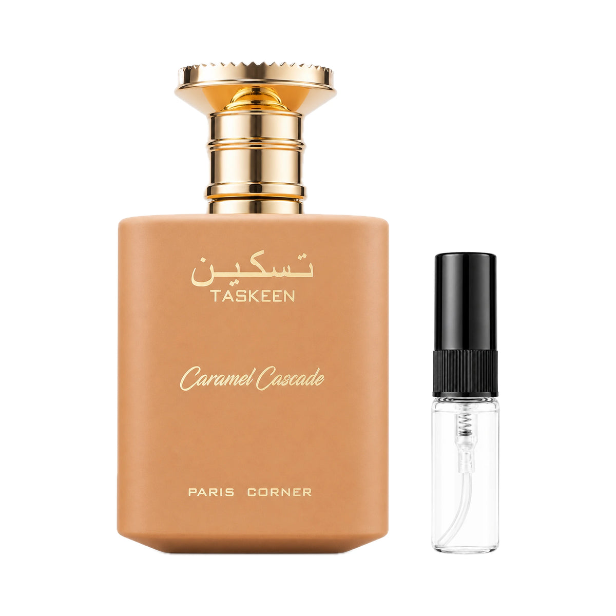 Decant de Taskeen Caramel Cascade Paris Corner Eau de Parfum Para Mujer (3ML)