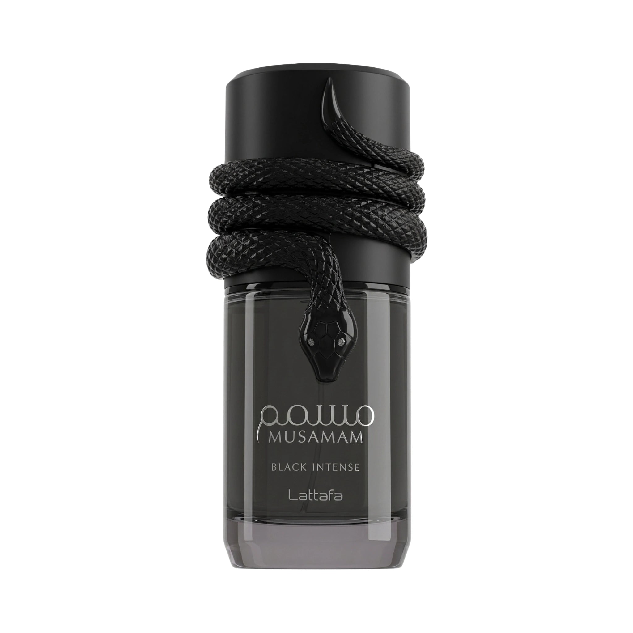 Botella de Musamam Black Intense Lattafa Eau de Parfum