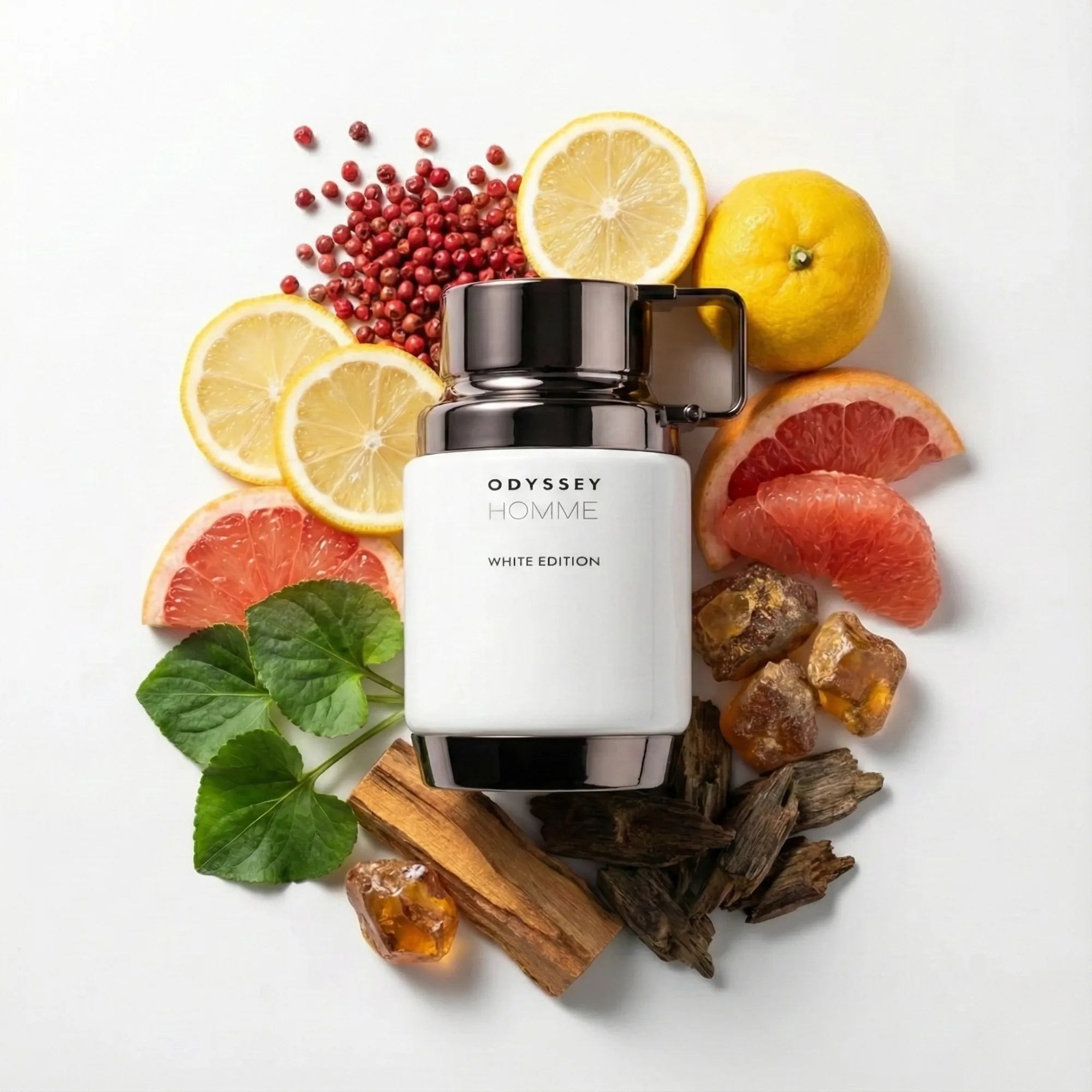 Odyssey_Homme_White_Edition_Armaf_Eau_de_Parfum_Para_Hombre_Fondo_Blanco_Juzu_Pimienta