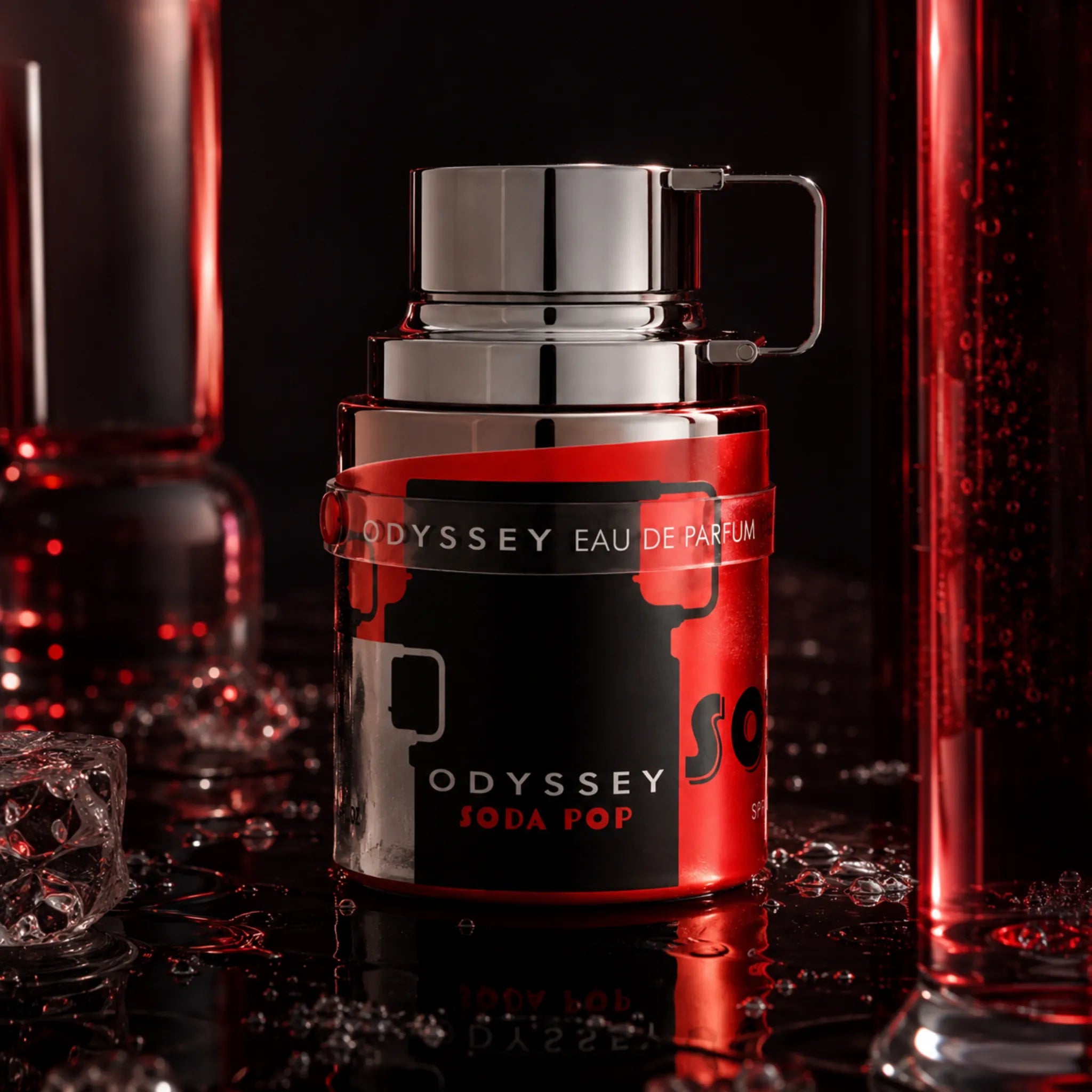 Fondo de cola y hielo del perfume Odyssey Soda Pop Eau de Parfum