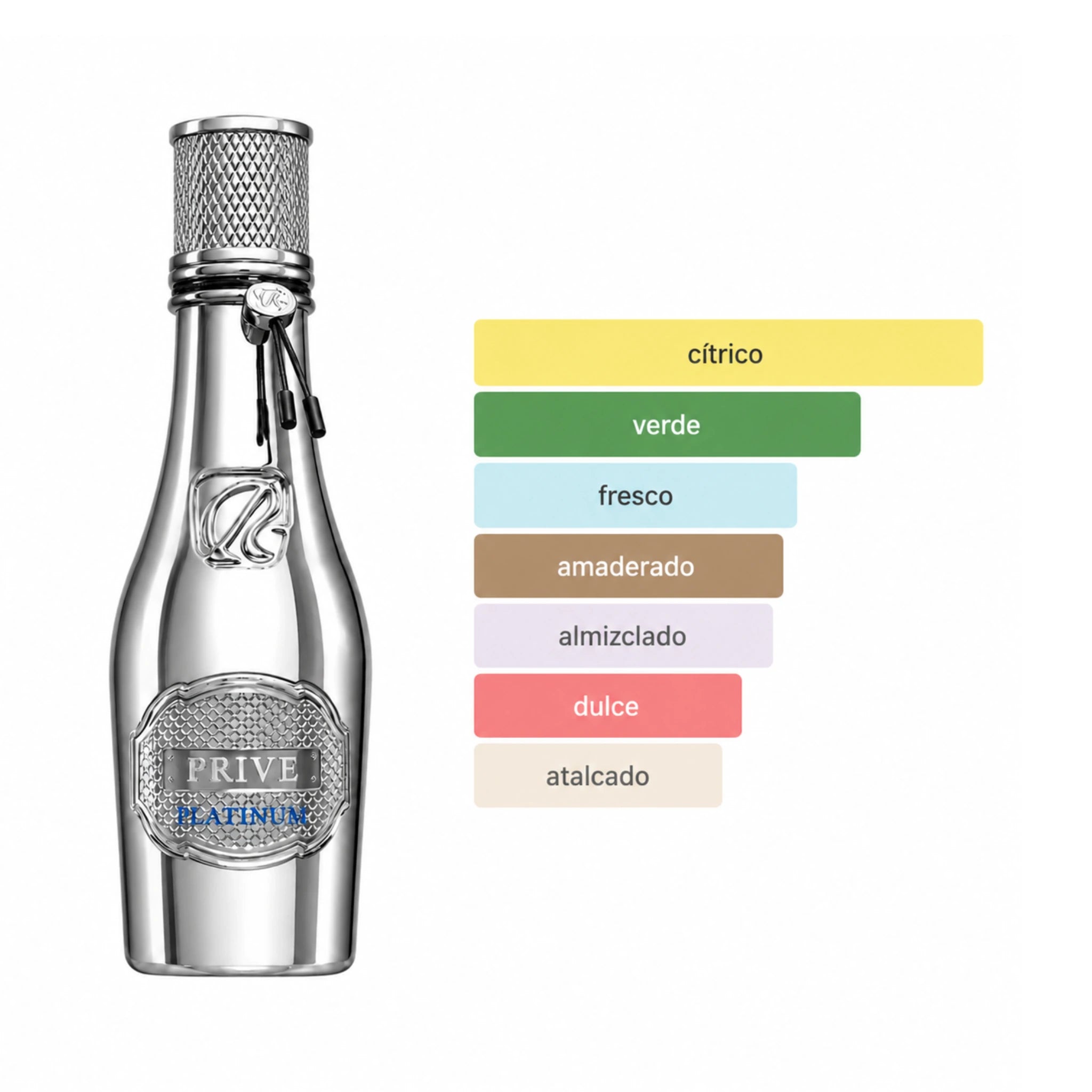 Perfil aromatico de Prive Platinum Silver Riiffs Eau de Parfum