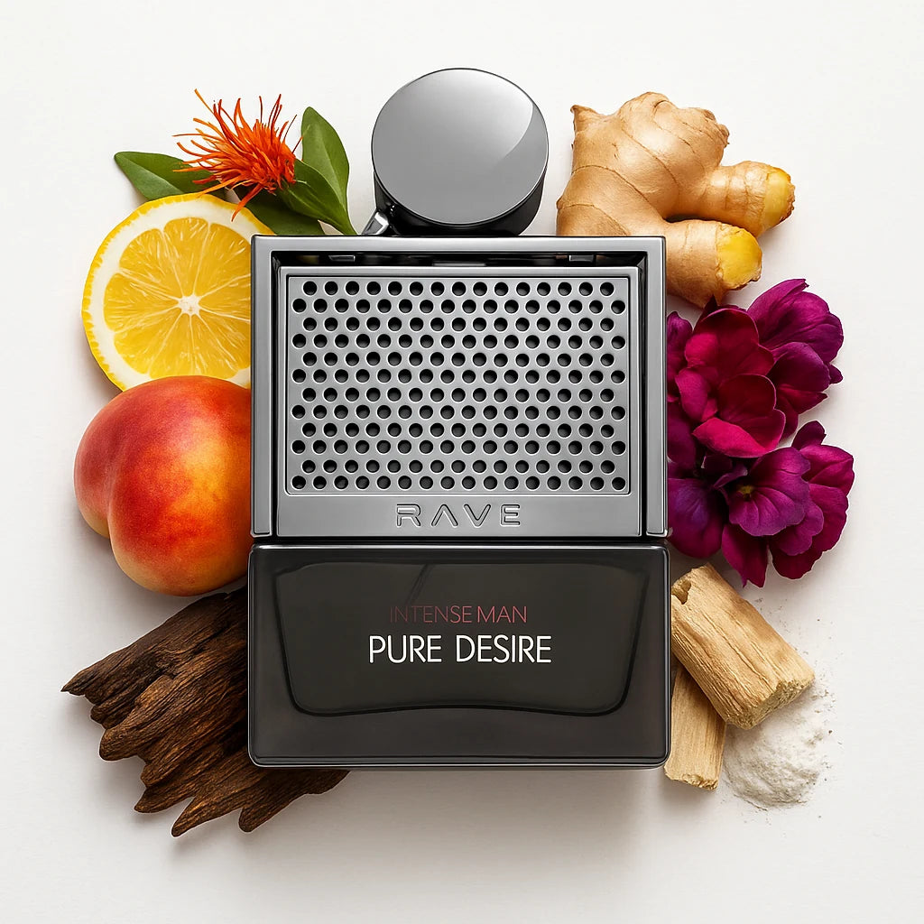 Pure_Desire_Intense_Rave_Eau_de_Parfum_Para_Hombre_Fondo_Blanco_Limon_Melocoton