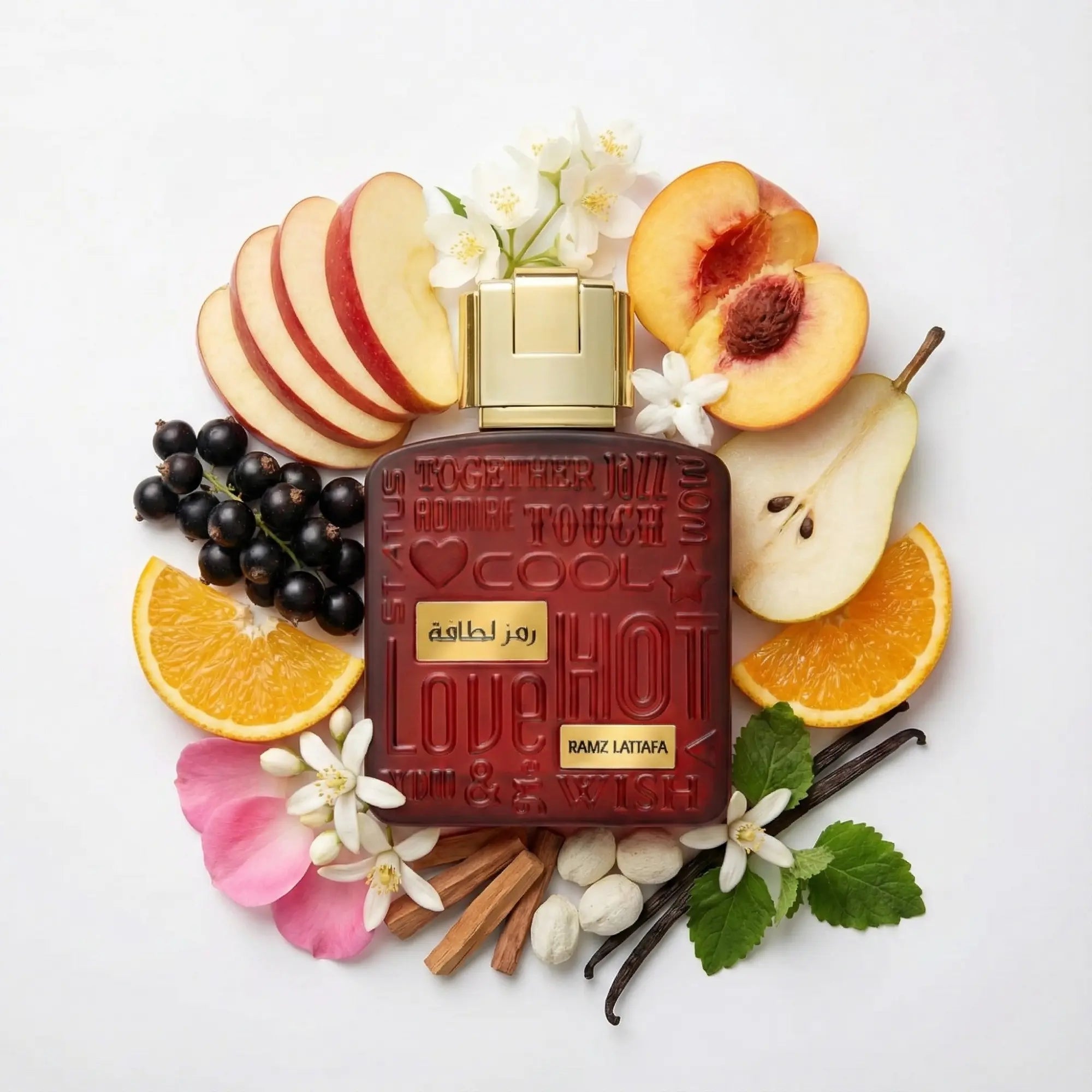 Ramz_Gold_Lattafa_Eau_de_Parfum_Para_Mujer_Fondo_Blanco_Pera_Manzana